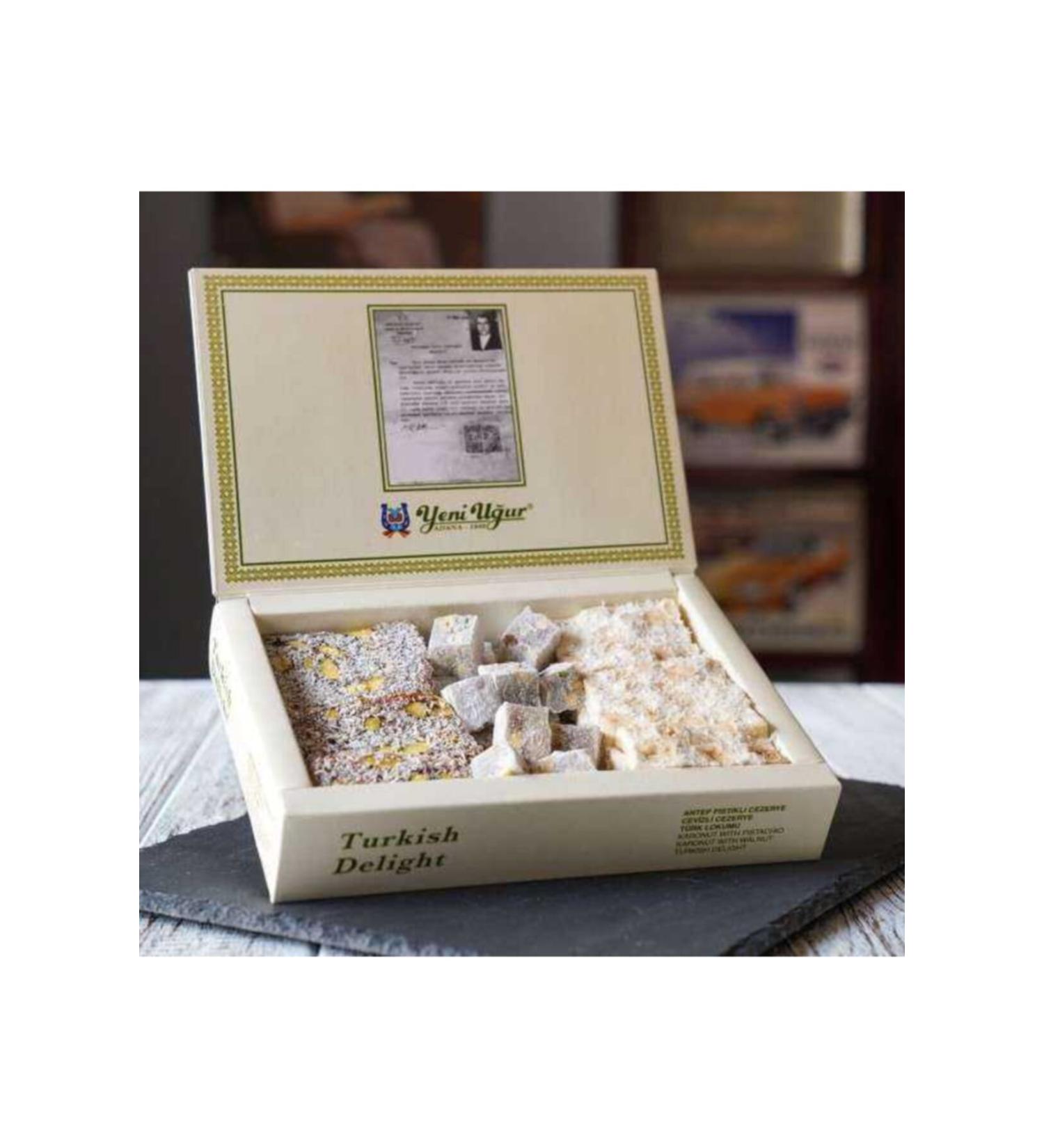 New U ur Madonna Turkish Delight Double Roasted Turkish Delight and Cezerye 500 Gr - Buy Online on GoSupps.com