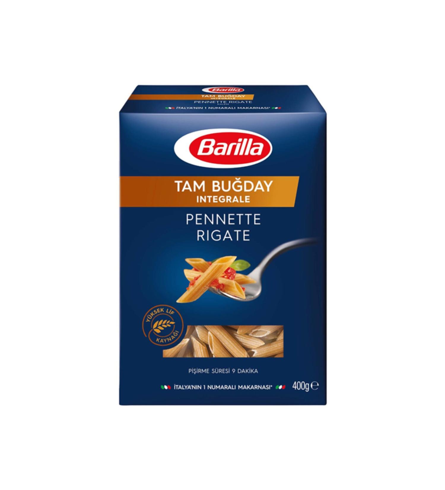 Barilla Whole Wheat Pasta 400gr Pen-10 Piece Box
