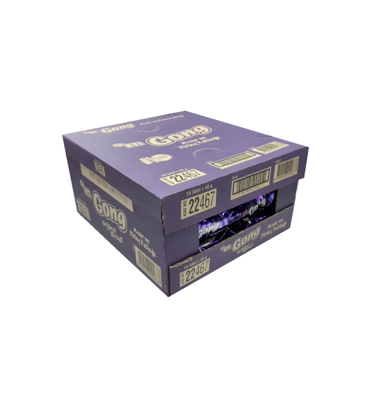 Eti Gong Corn and Rice Crisps 40 gr 18 Pieces