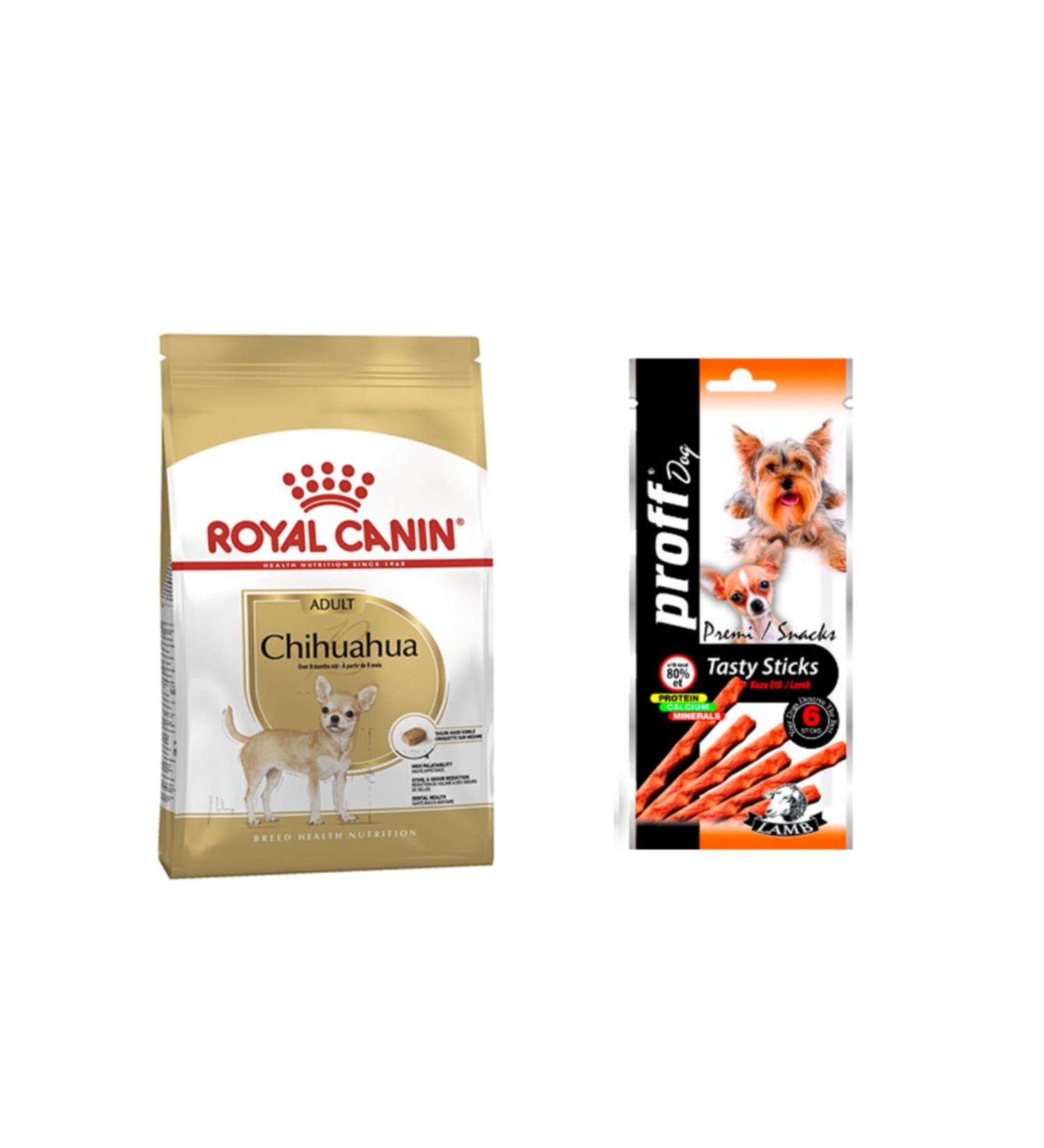 Royal Canin Chihuahua Dog Food 1.5 Kg + Proff Dog Award 1 Pack (original)