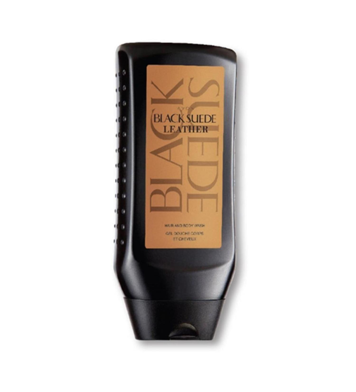 Avon Black Suede Leather Men's Hair and Body Shampoo 200 Ml