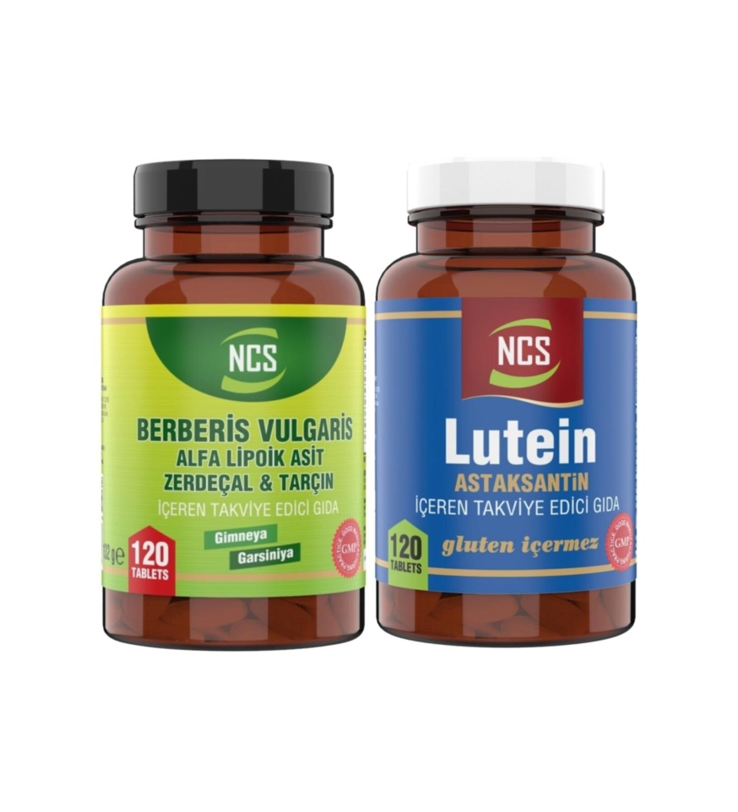 Ncs Berberis Vulgaris 120 Tablets Lutein 120 Tablets 2 Products in 1 - Buy Online on GoSupps.com