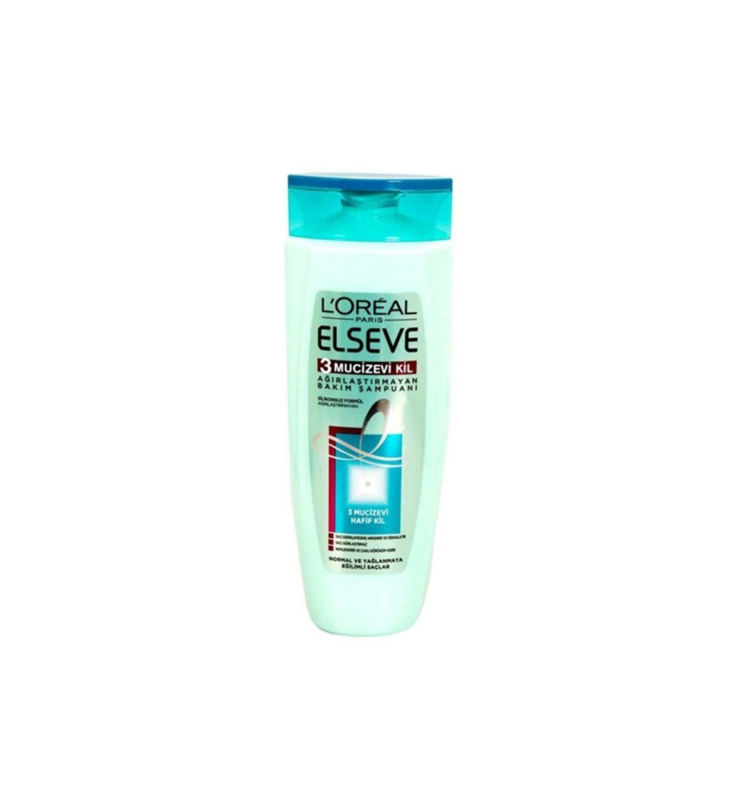 Elseve Loreal Paris 3 Miraculous Clay Shampoo 520 ml