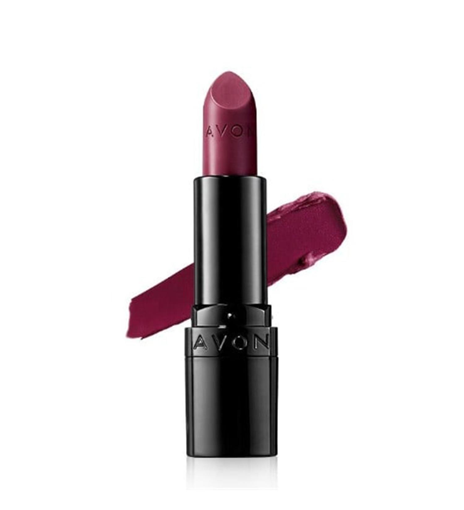 Avon 9685 True Color Perfectly Matte Lipstick Wild Cherry