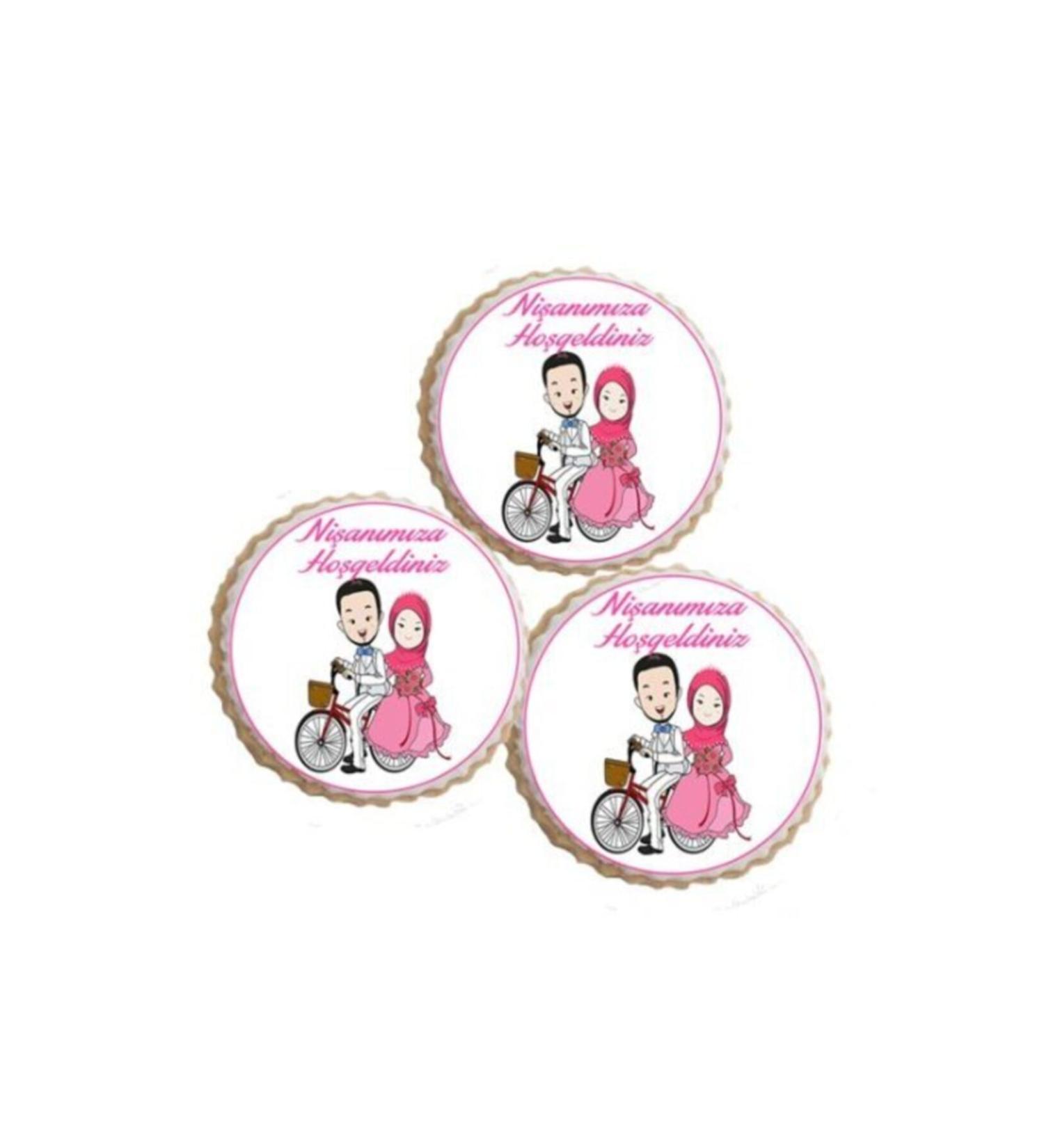 Welcome to Our Ala at Cookie Maker Engagement Picture Cookies 15 Pieces