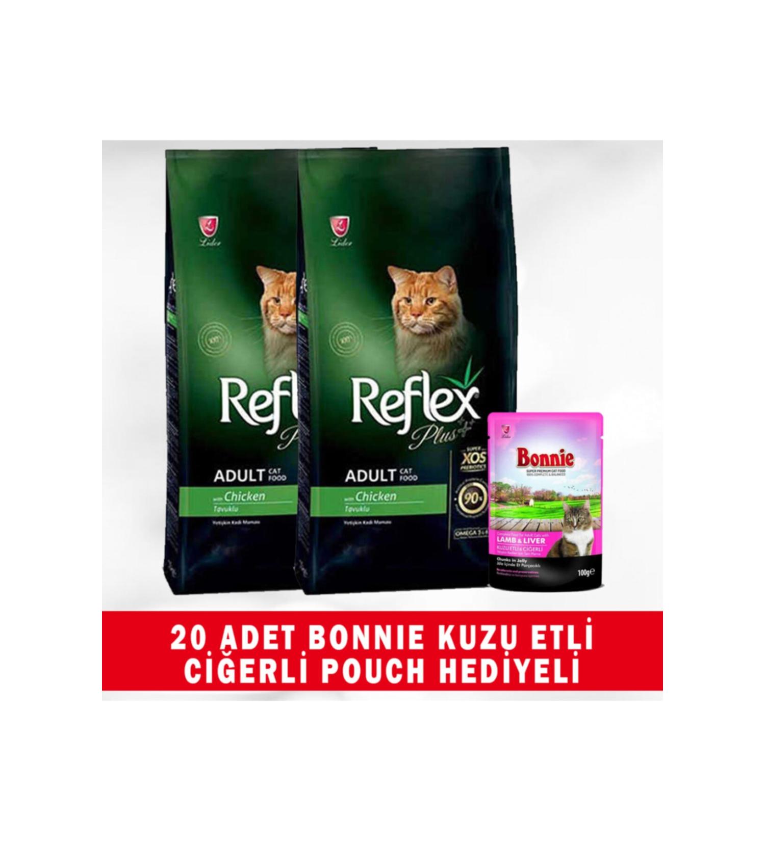 Reflex Chicken Cat Food 1.5 Kg X 2