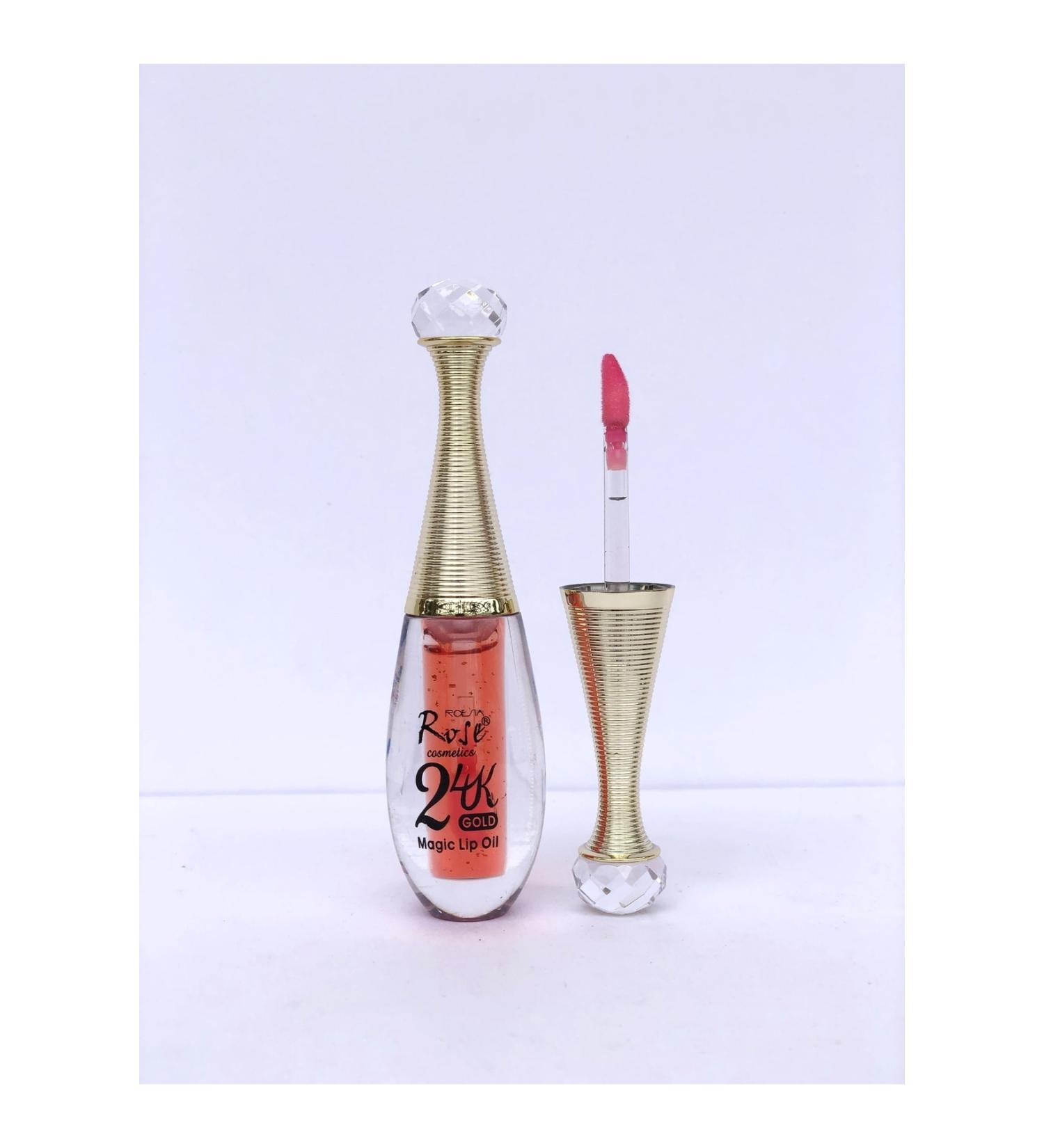 Roesia Rose Cosmetics Rose 24k Gold Magic Lip Gloss & Magic Lip Oil