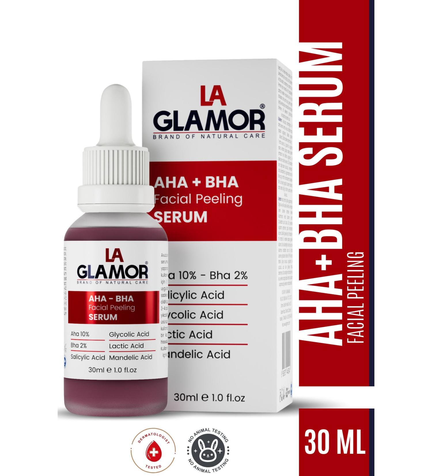 Laglamor Skin Tone Equalizer and Skin Rejuvenator Face Red Peeling Effective Skin Serum Aha %2 Bha 30 ml - Buy Online on GoSupps.com