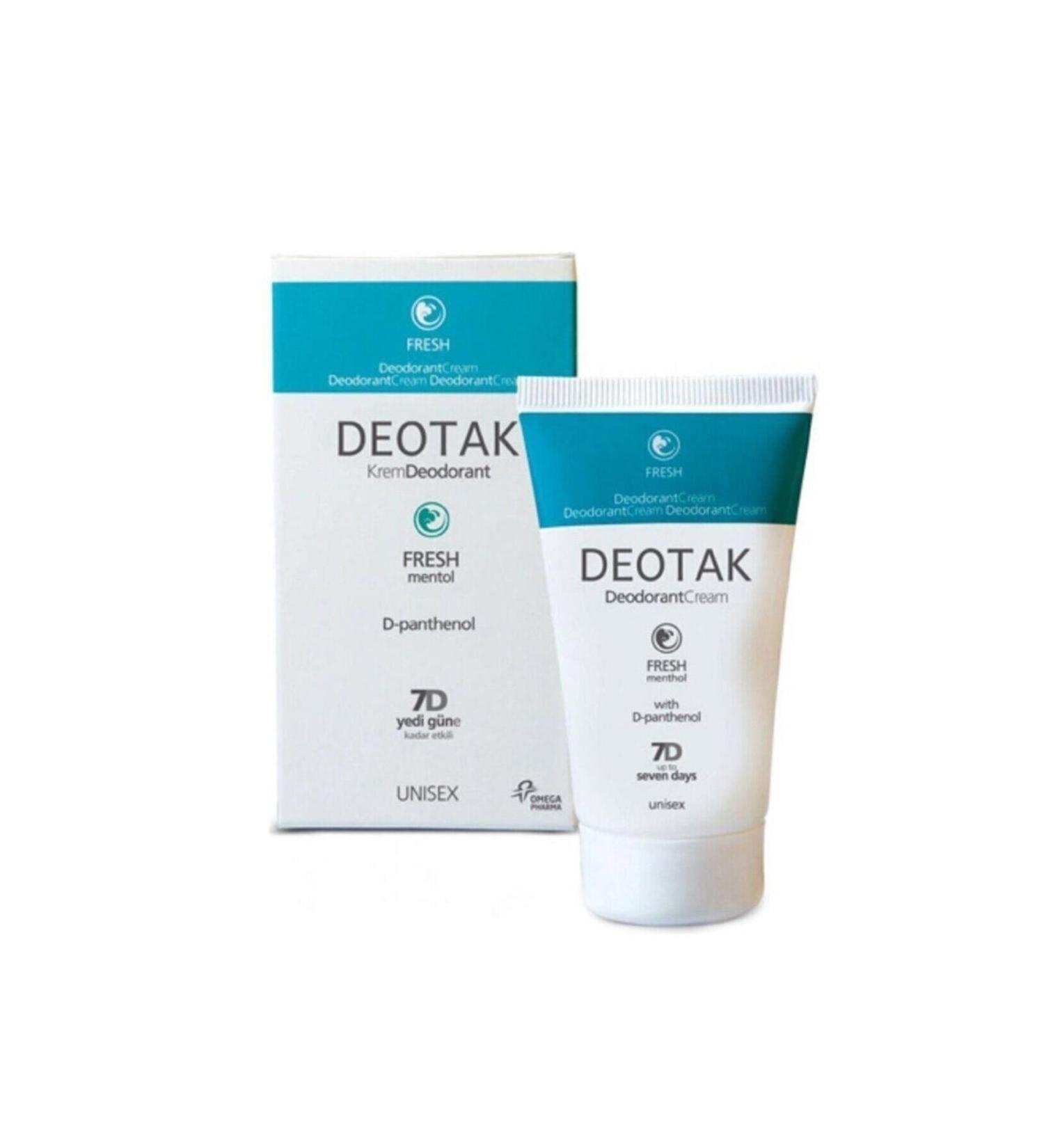 Deotak Cream Deodorant Fresh 35 Ml Underarm Cream