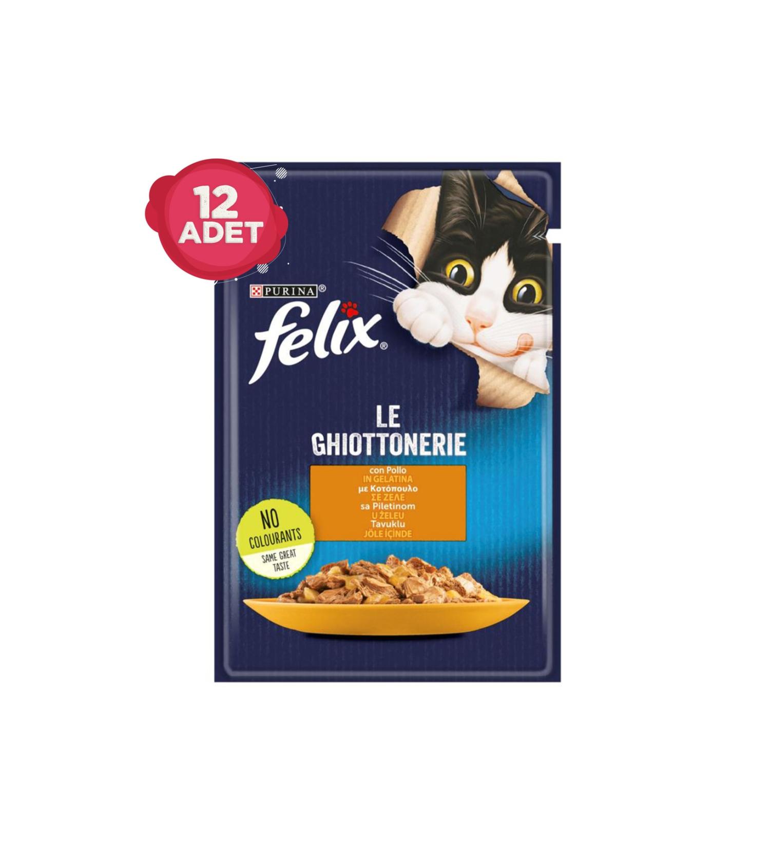 FELIX Felix Chicken Pouch Cat Wet Food Canned 12 X 85 Gr.