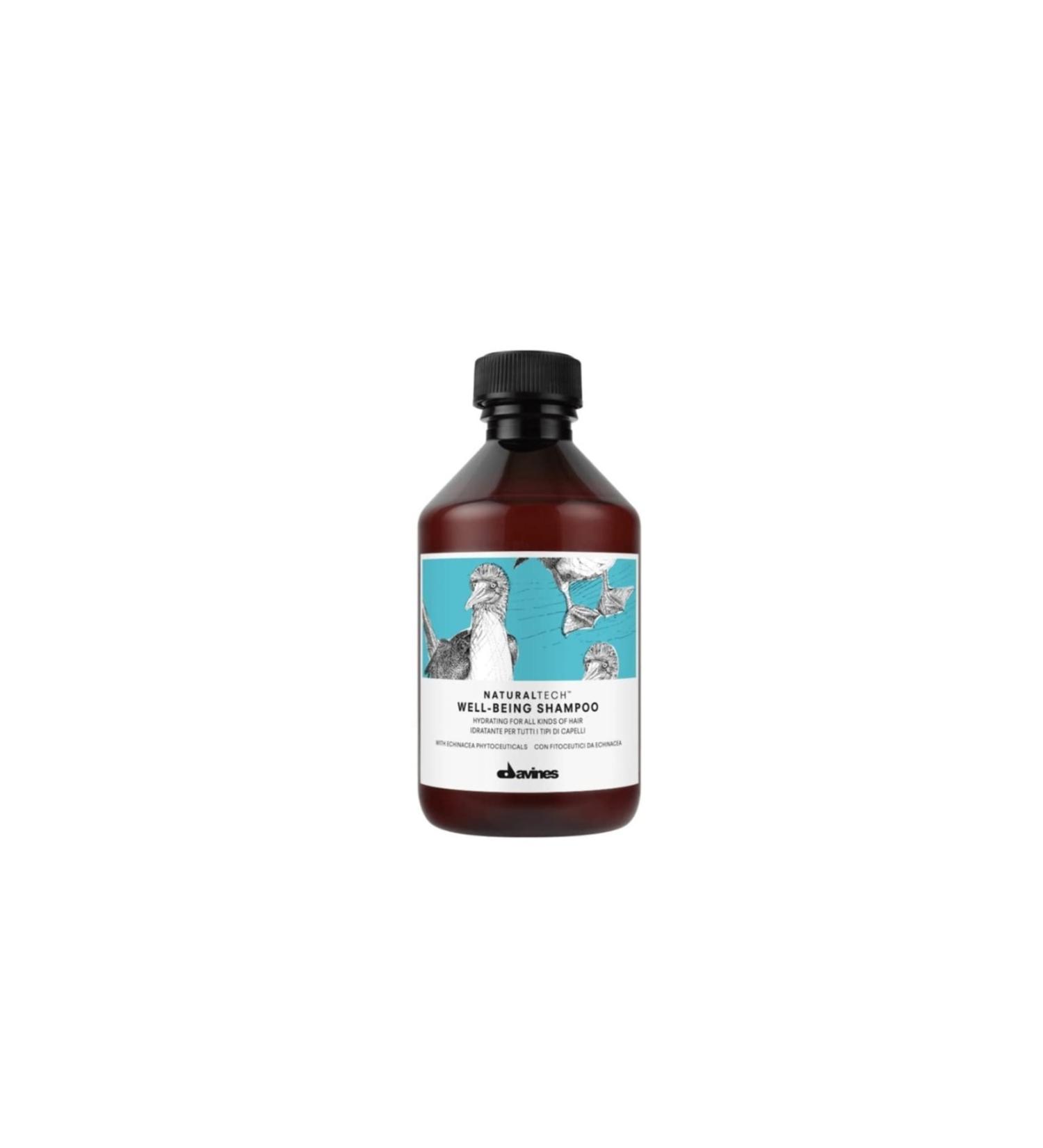 Davines Naturaltech Well Being Moisturizing Natural and Vegan Shampoo 250 Ml Key Hairdresser