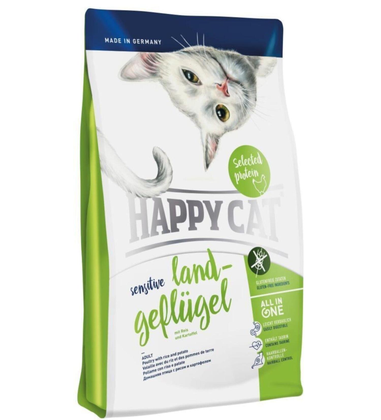 Happy Cat Sensitive Gluten-Free Adult Sensitive Cat Food 4 Kg