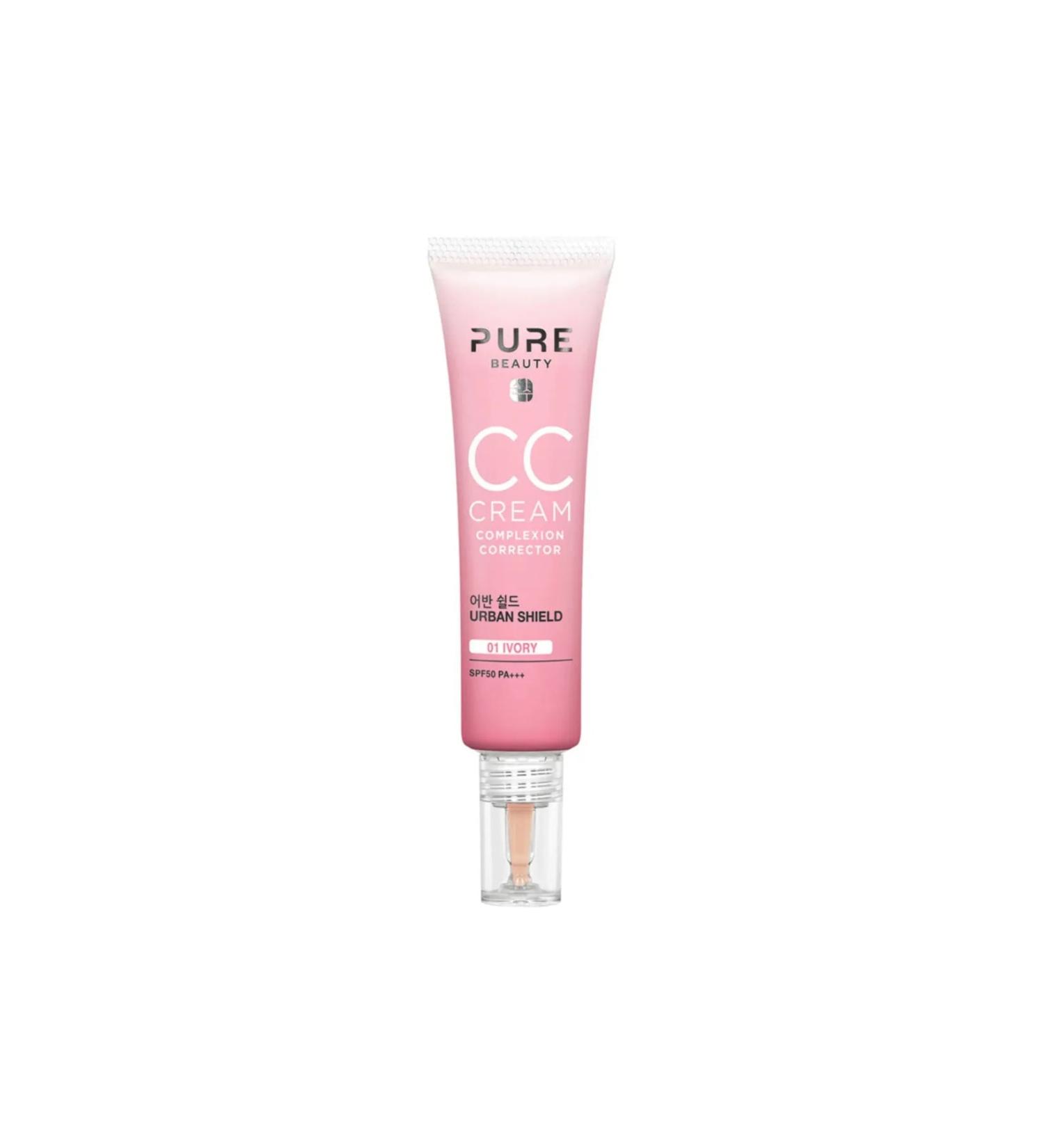 PURE BEAUTY CC Cream Spf50 Pa+++ Ivory 30 Ml