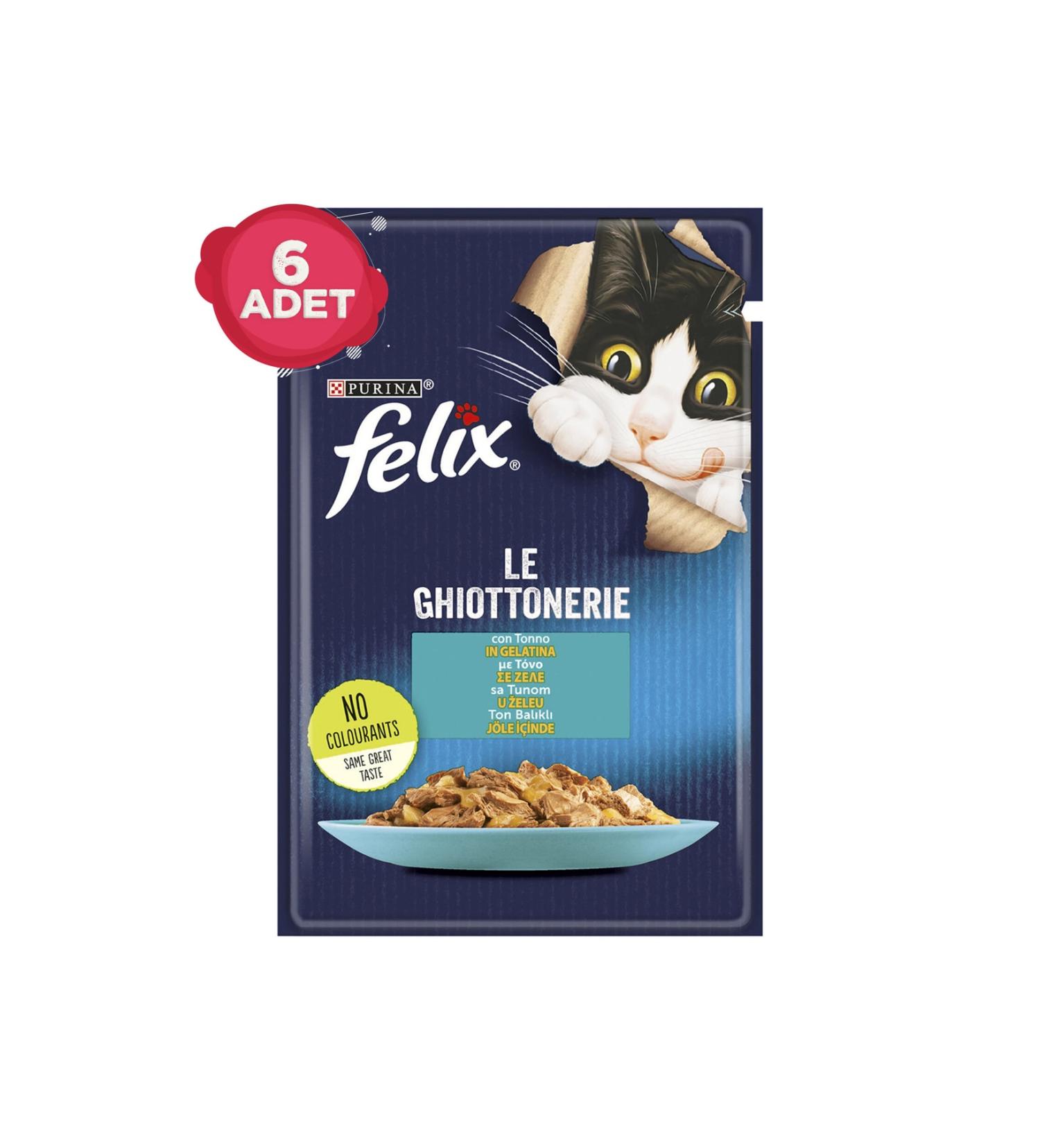 FELIX Felix Tuna Pouch Cat Wet Food Canned 6 X 85 Gr.