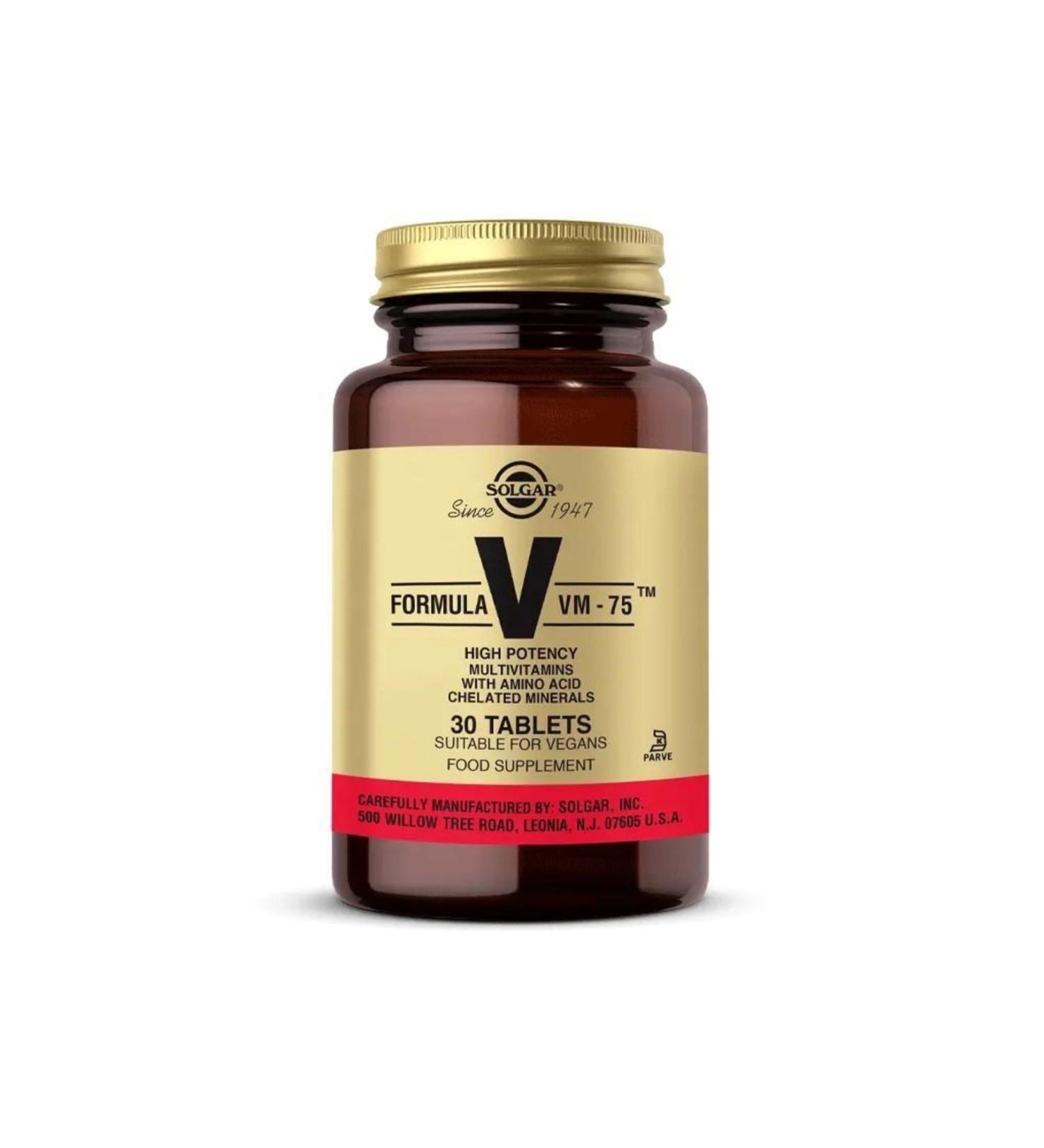 Solgar Formula Vm-75 30 Tablets