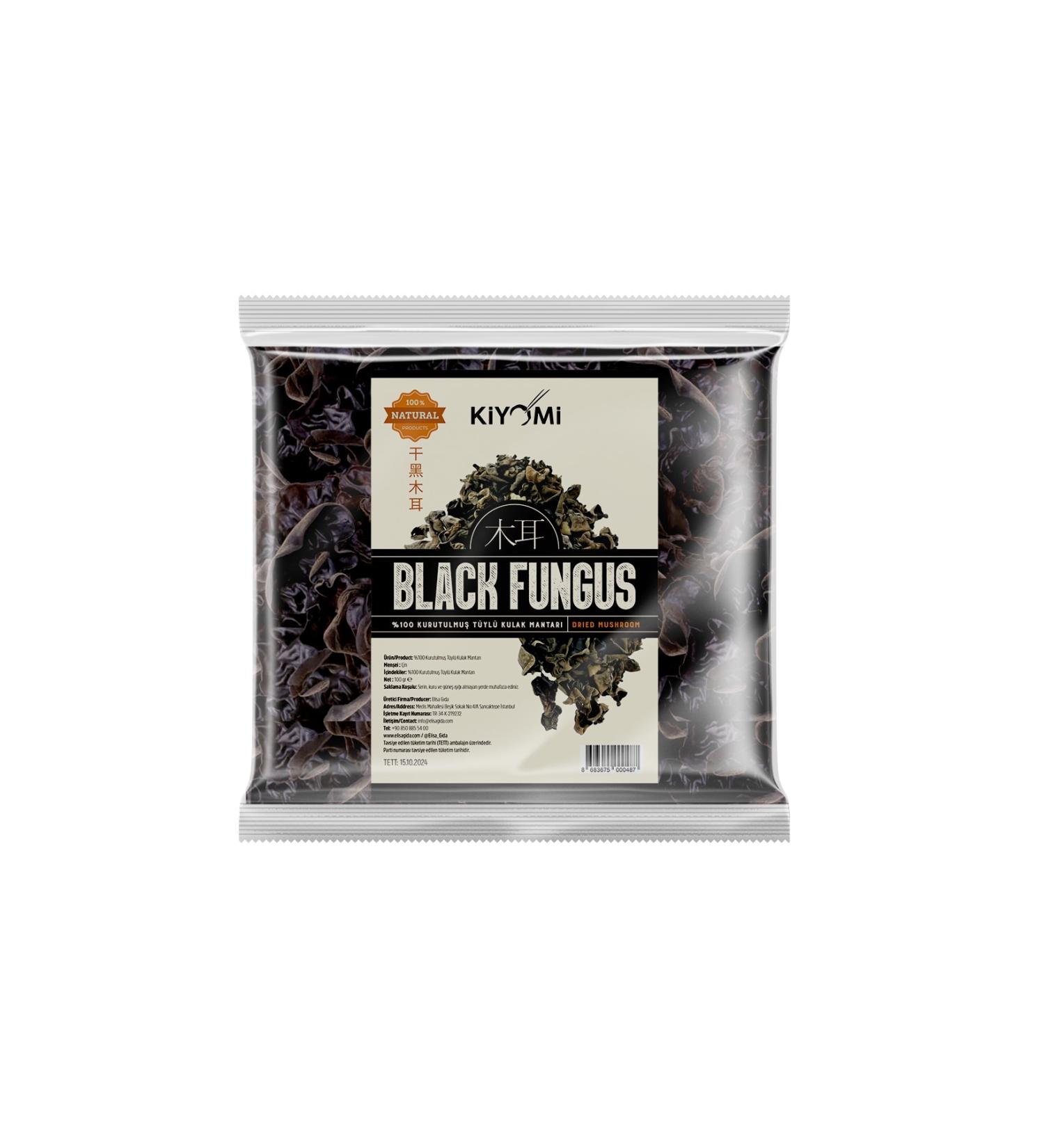 Kiyomi Black Fungus - Dried Mushroom - 100 Gr