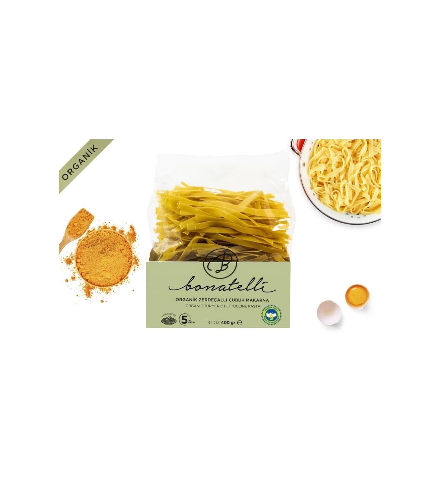 Bonatelli Organic Turmeric Pasta Sticks 400gr
