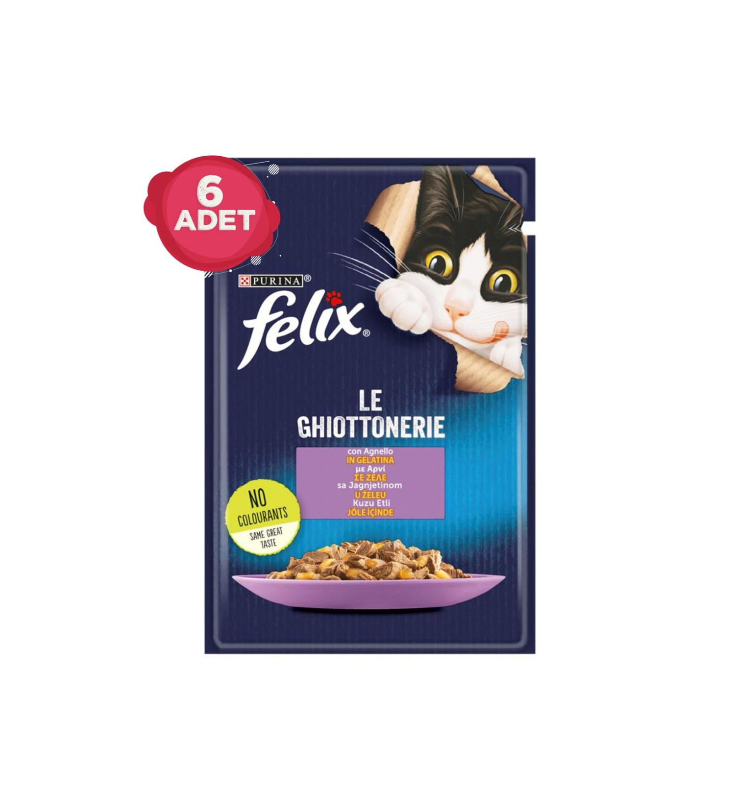 FELIX Felix Lamb Pouch Cat Wet Food Canned 6 X 85 Gr.