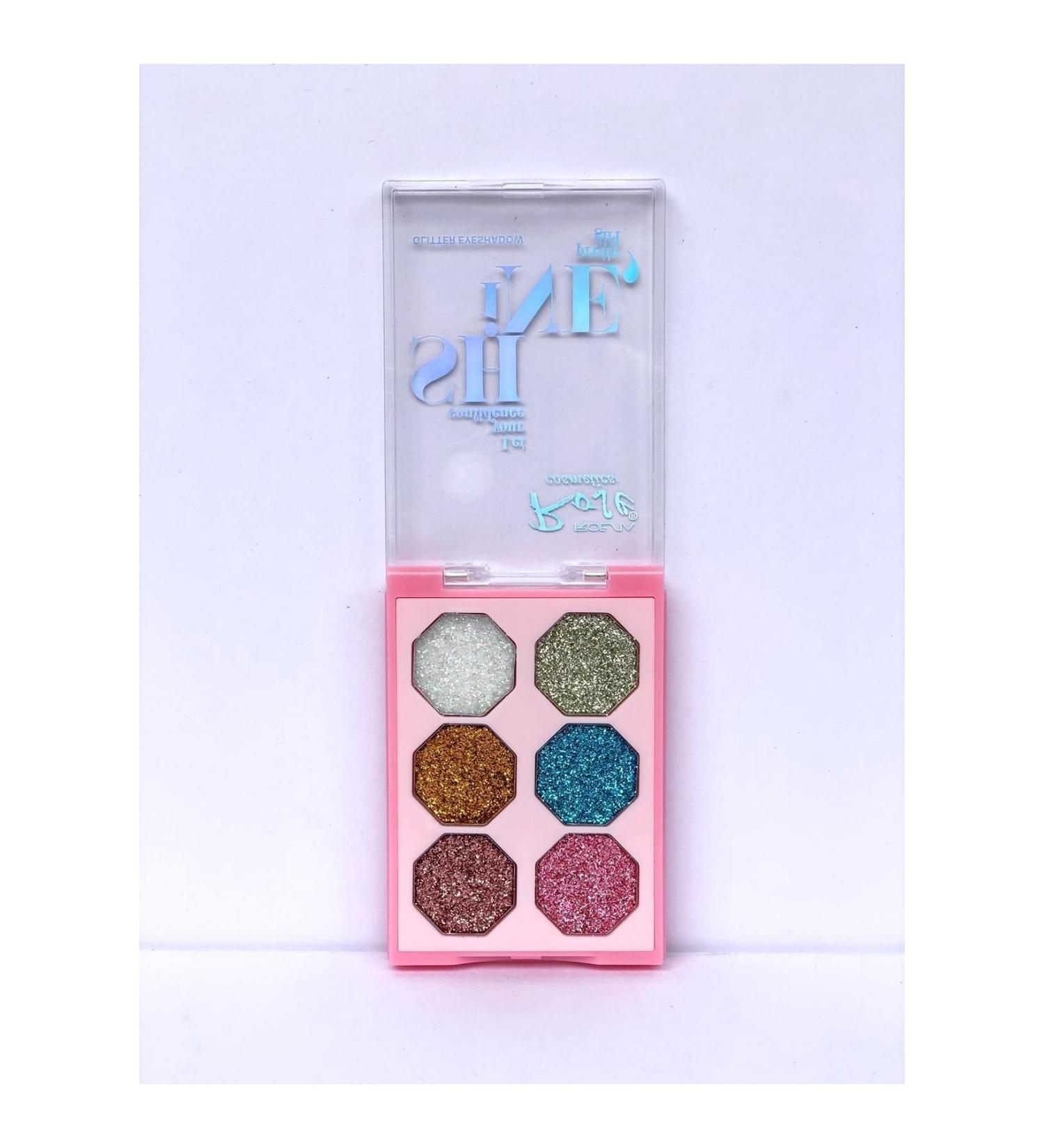 AILY COSMETICS Rose 6-Piece New Glitter Palette