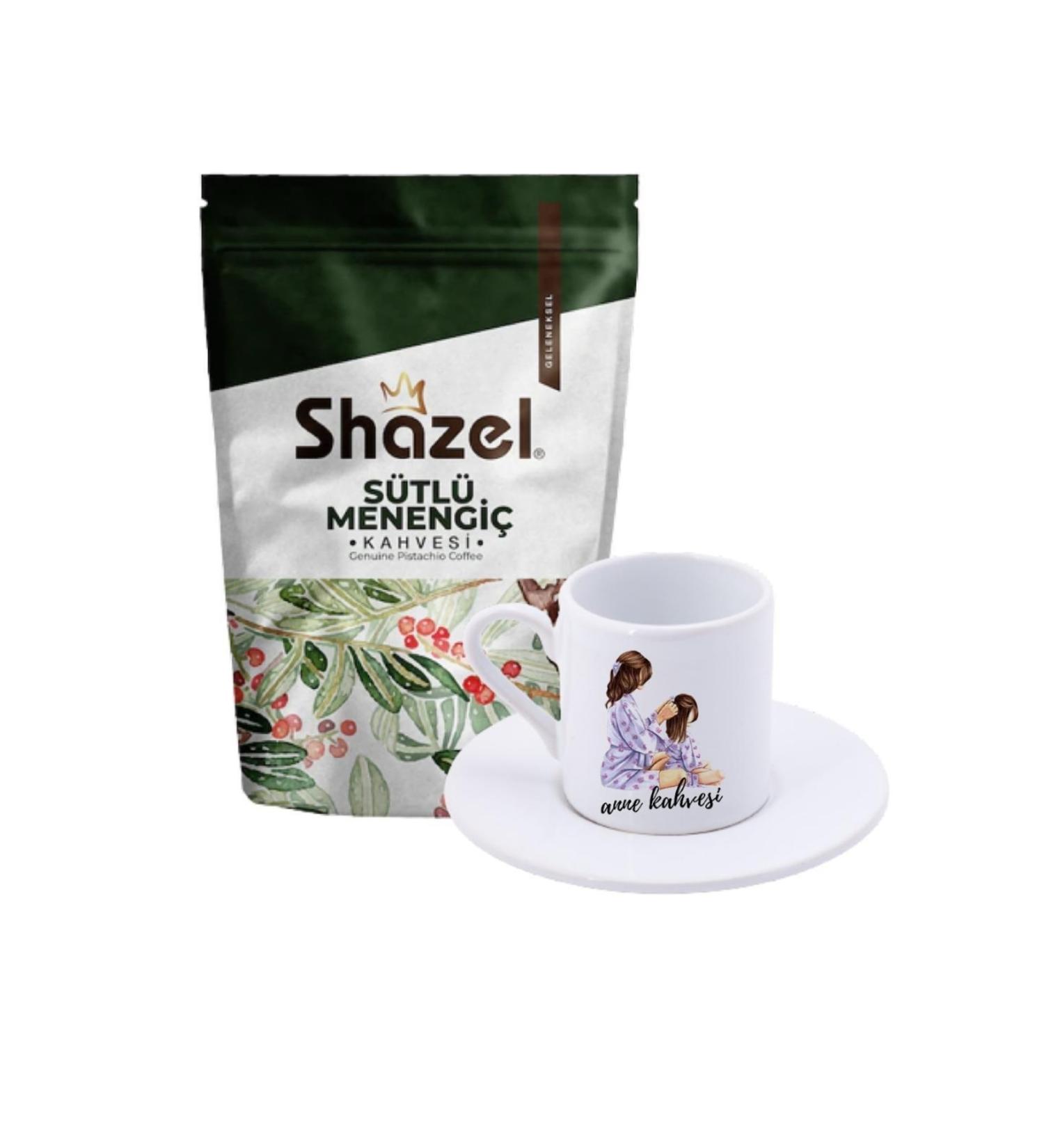 Shazel Milky Menengi Coffee 200 gr. + Mother's Coffee Turkish Coffee Cup