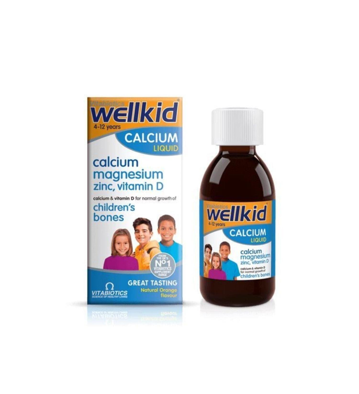 Wellkid Wellkid Calcium Liquid Syrup 150 ml 5021265251407