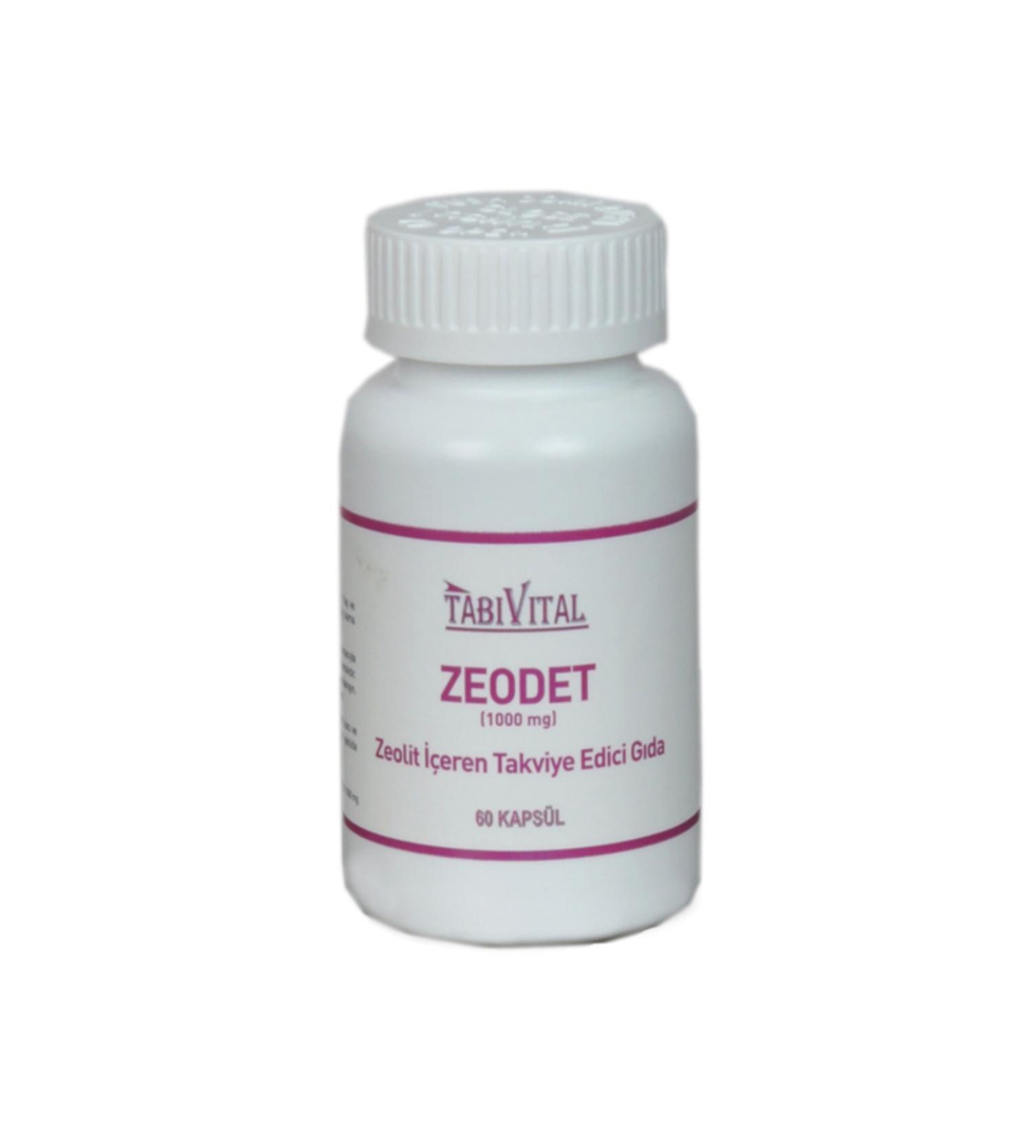 tabivital Zeodet Zeolite Containing Supplementary Food (60 Capsules)