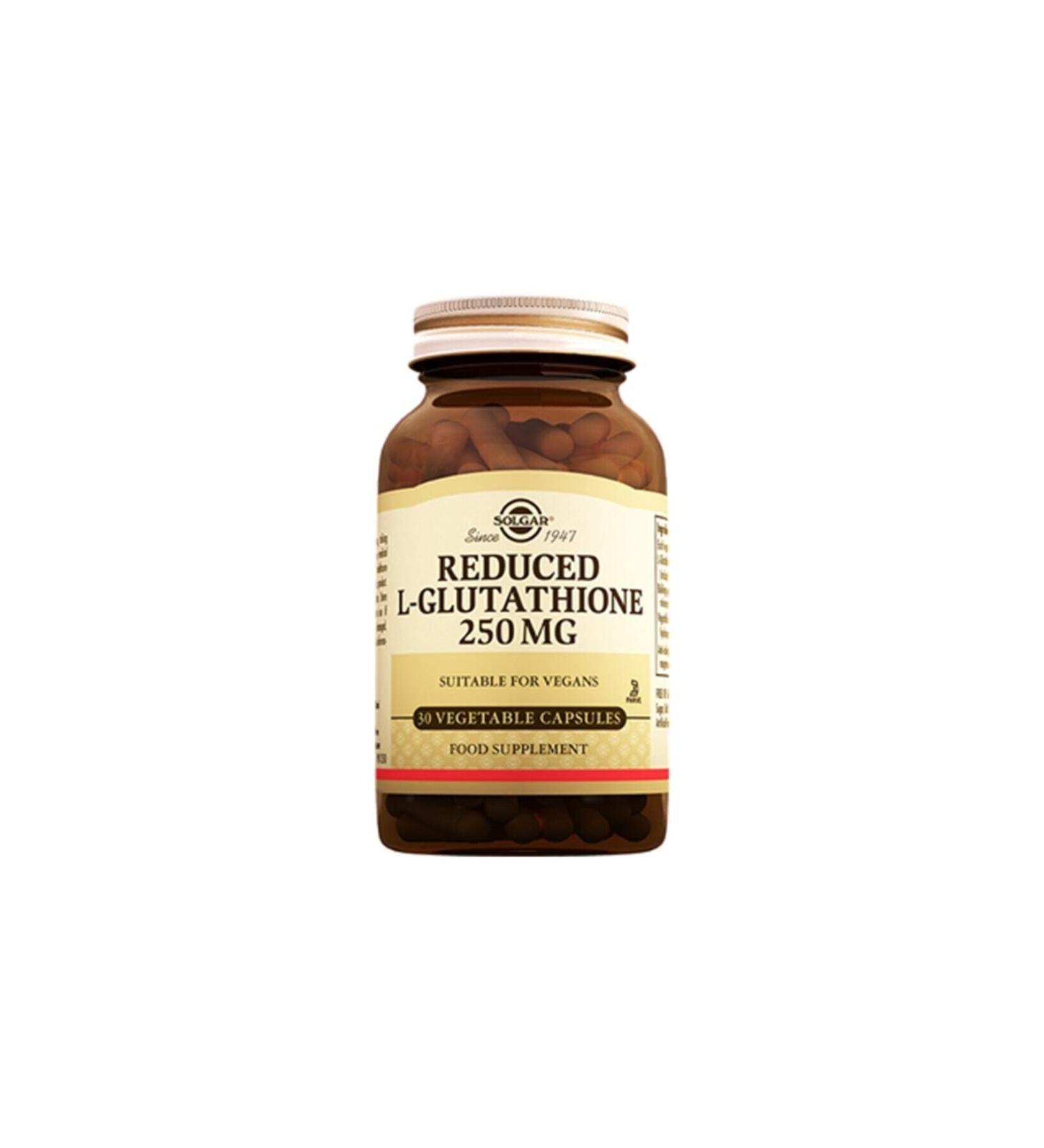 Solgar L-glutathione (red.) 250 Mg V Cap - Buy Online on GoSupps.com