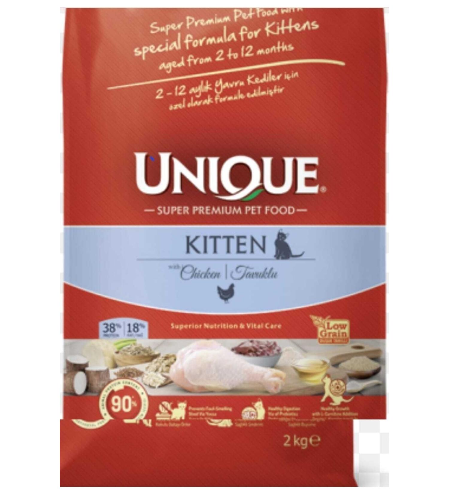 Unique Chicken Kitten Cat Food 2 Kg