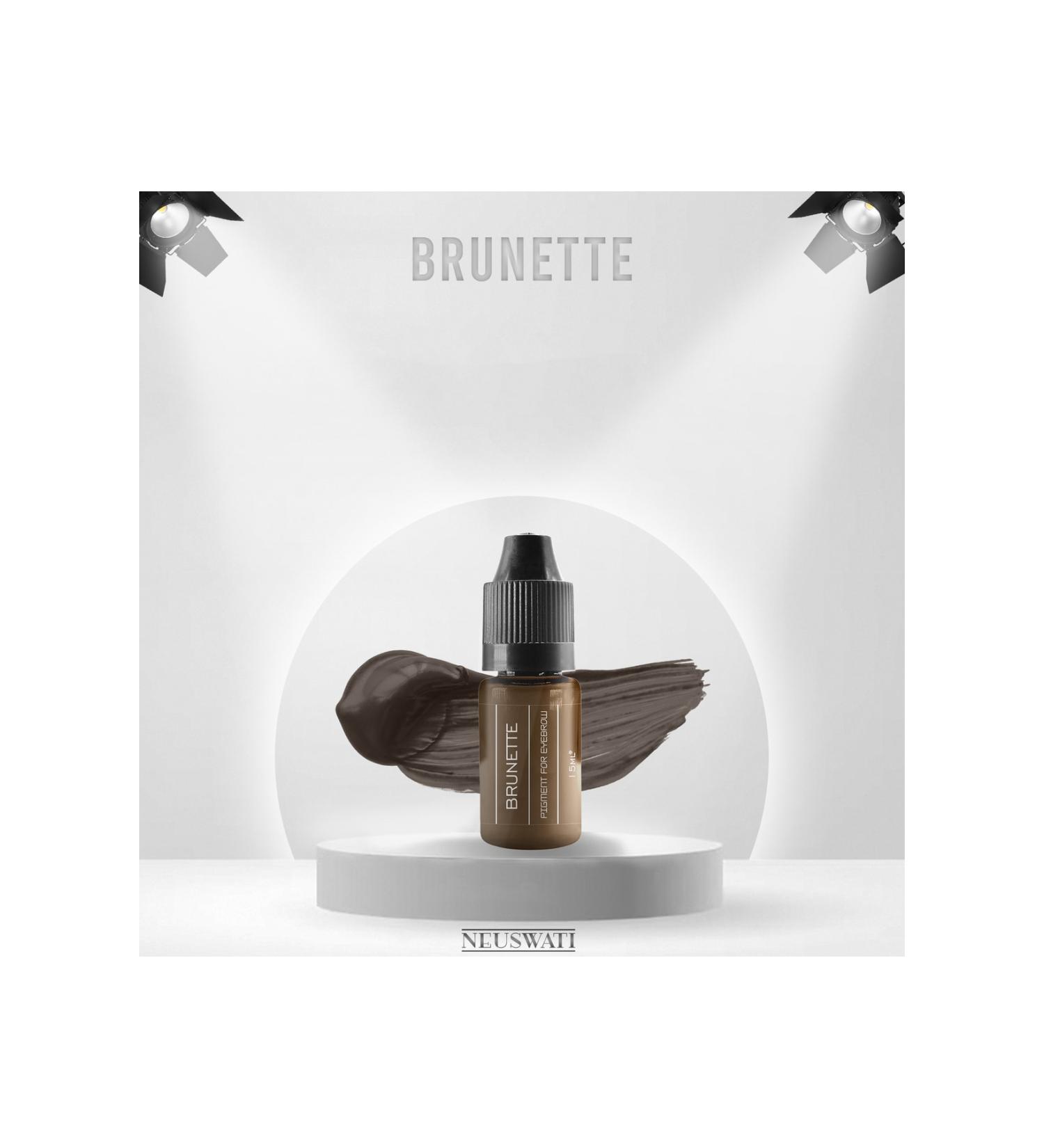 Neuswati Permanent Makeup Pigment Powderblading Brunette (DARK BROWN) - Buy Online on GoSupps.com