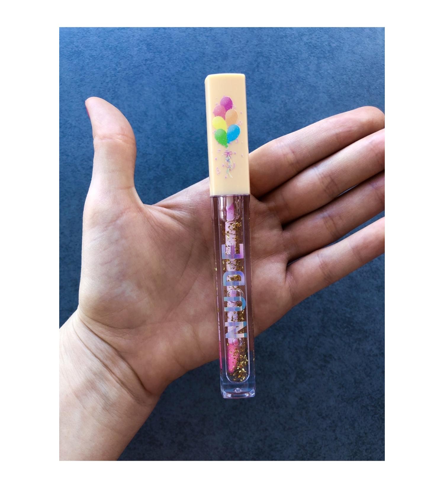 Zetmoda Bubble Lip Gloss Lip Gloss with Gold Particles