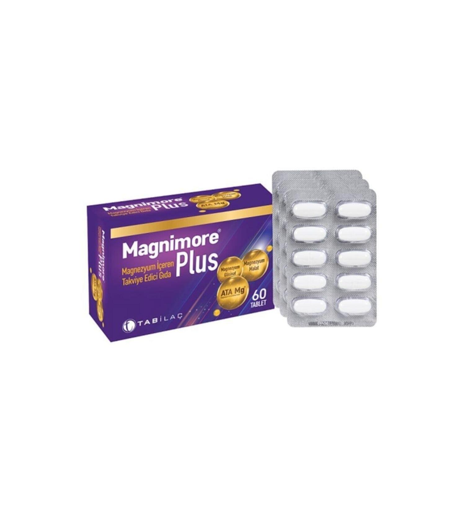 Magnimore Plus Magnesium Supplementary Food 60 Capsules