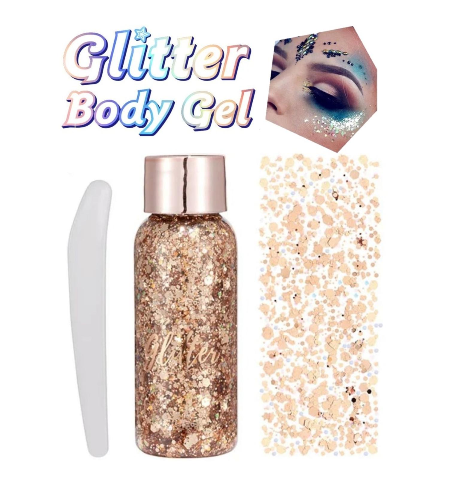 ROWENAROSE Face and Body Brightening Glitter Gel 30gr