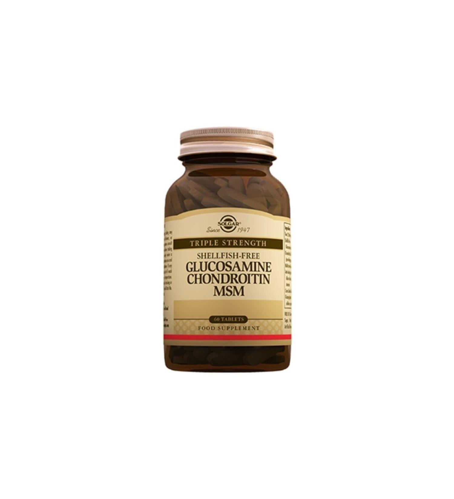 Solgar Solg Glucosamine Chon Msm 60 Tb - Buy Online on GoSupps.com