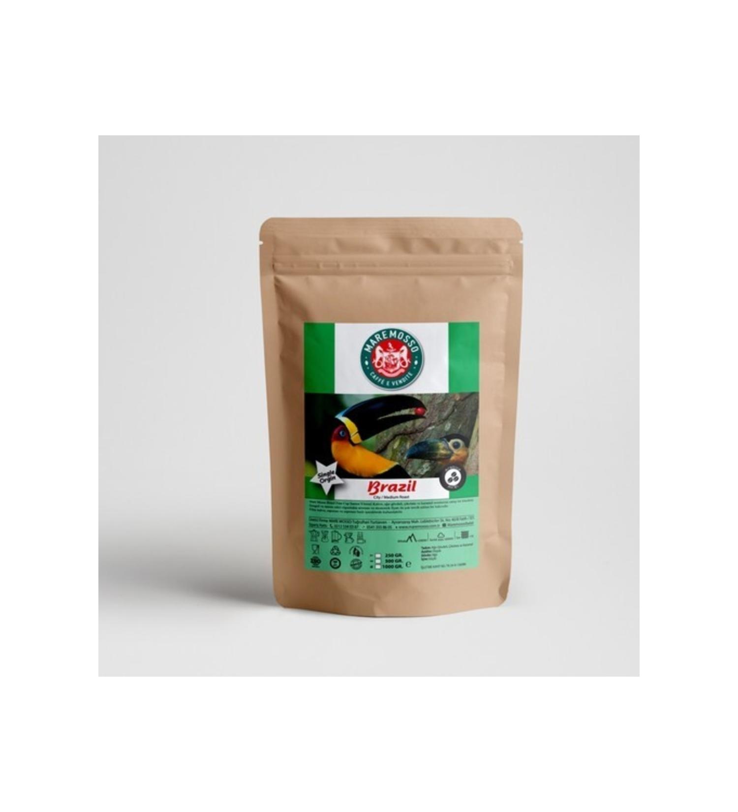 Mare Mosso Caffe Vendite Brazil Fine Cup Santos Regional (GROUND OR BEANS) Filter Coffee 250 Gr. - Buy Online on GoSupps.com
