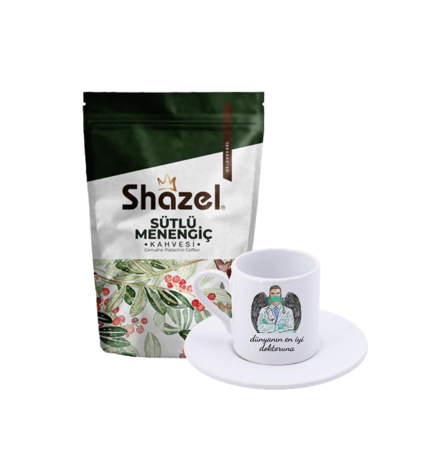 Shazel Milky Menengi Coffee 200 Gr. + Best Doctor Turkish Coffee Cup