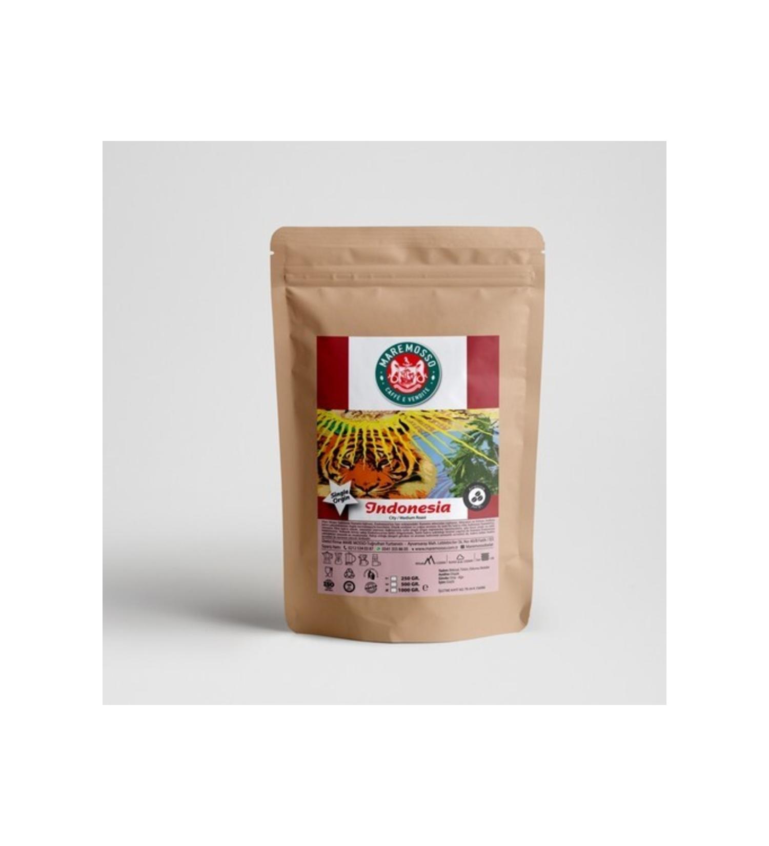 Mare Mosso Caffe Vendite Mare Mosso Indonesia Sumatra Local Bean Filter Coffee 250 Gr.- Ground Espresso