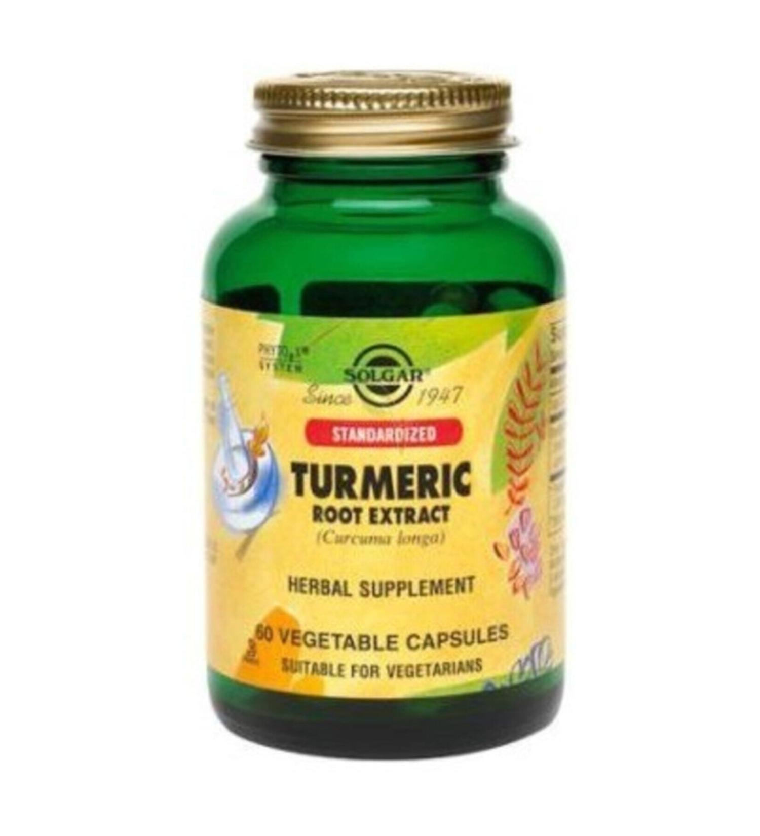 Solgar Turmeric Root Extract 400 Mg 60 V-capsules