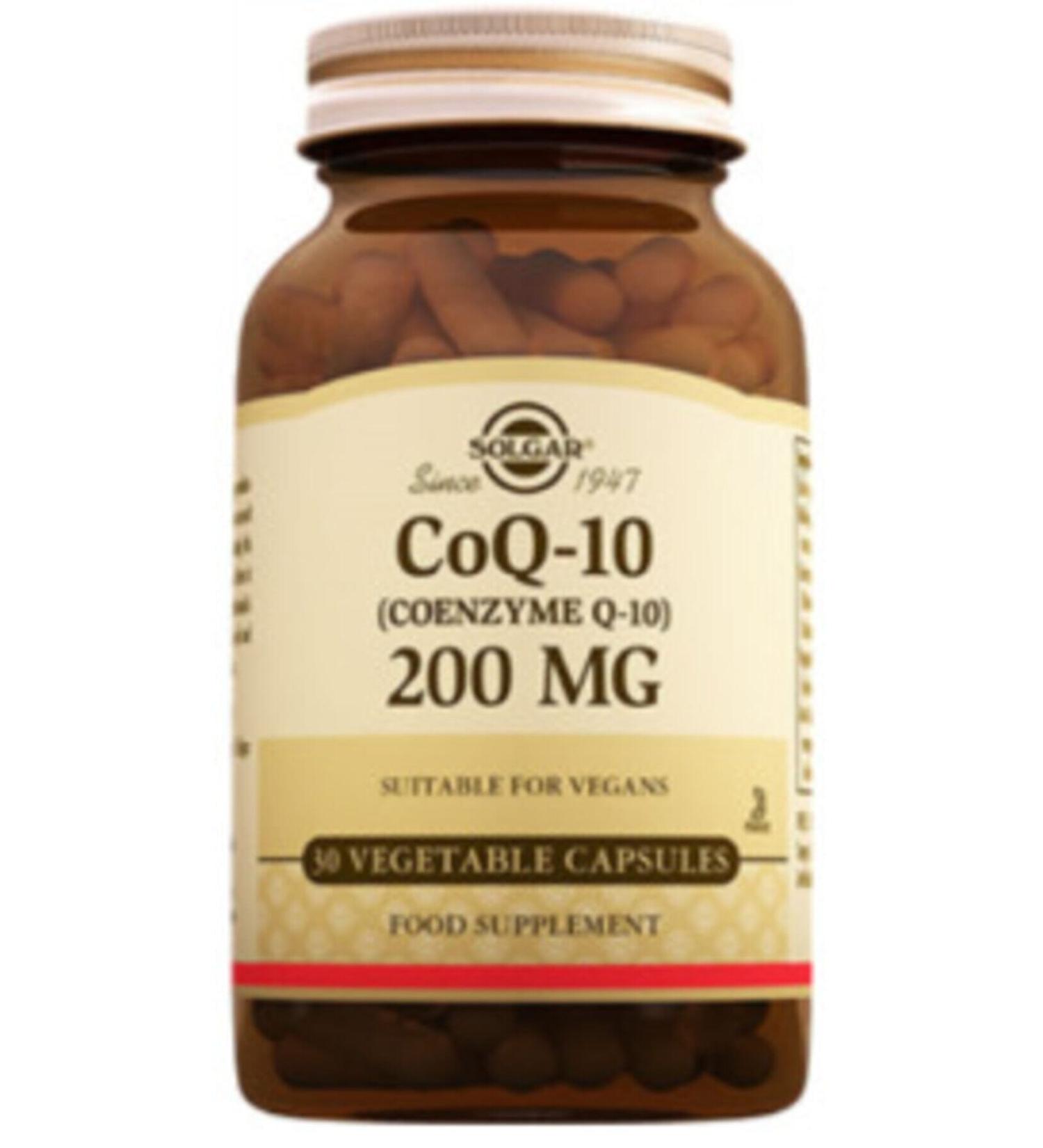 Solgar Coenzyme Q-10 200mg 30 Capsules
