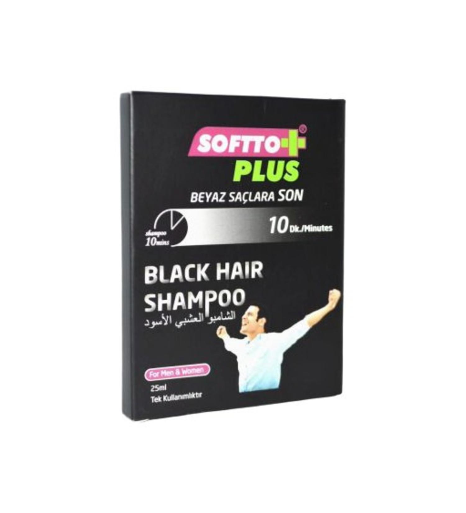 Softto Plus Black Shampoo Single Use