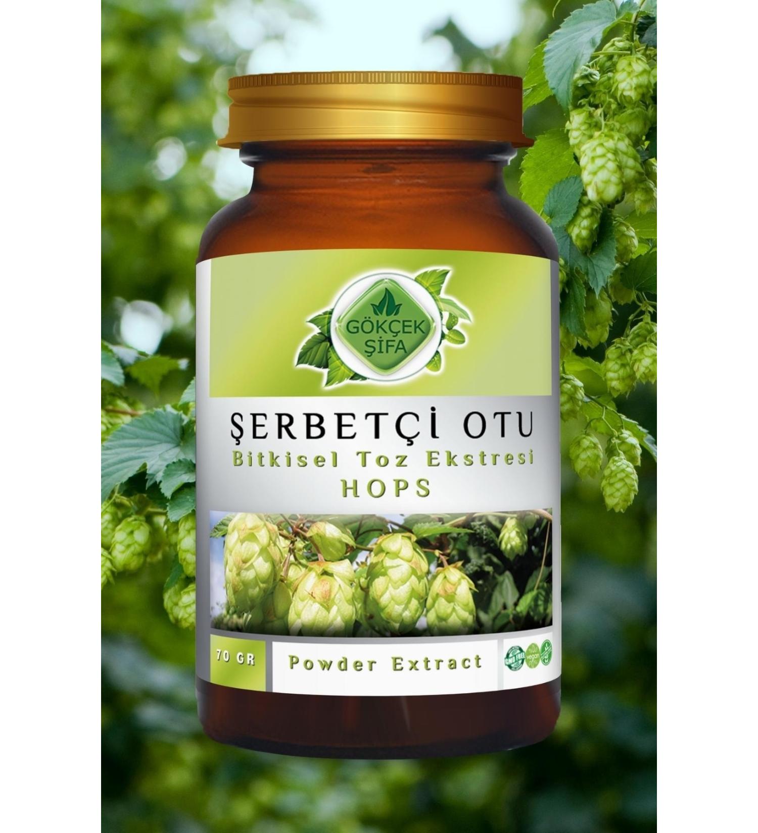 Gokcek Healing Hops Powder Extract 70 Gr Glass Jar - Buy Online on GoSupps.com