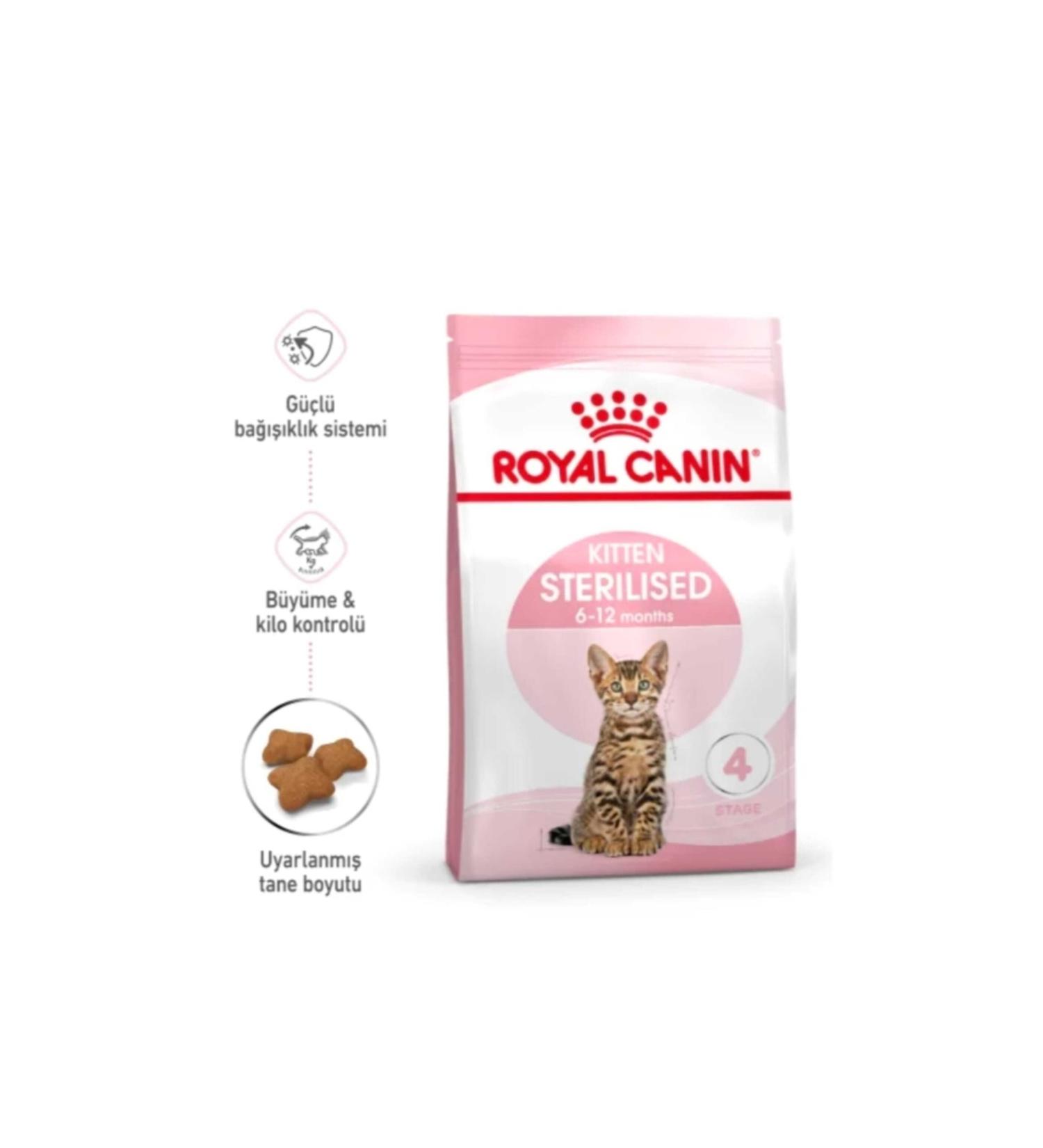 Royal Canin Neo Pet Market Kitten Sterilized Young and Kitten Neutered Cat Food 2 Kg