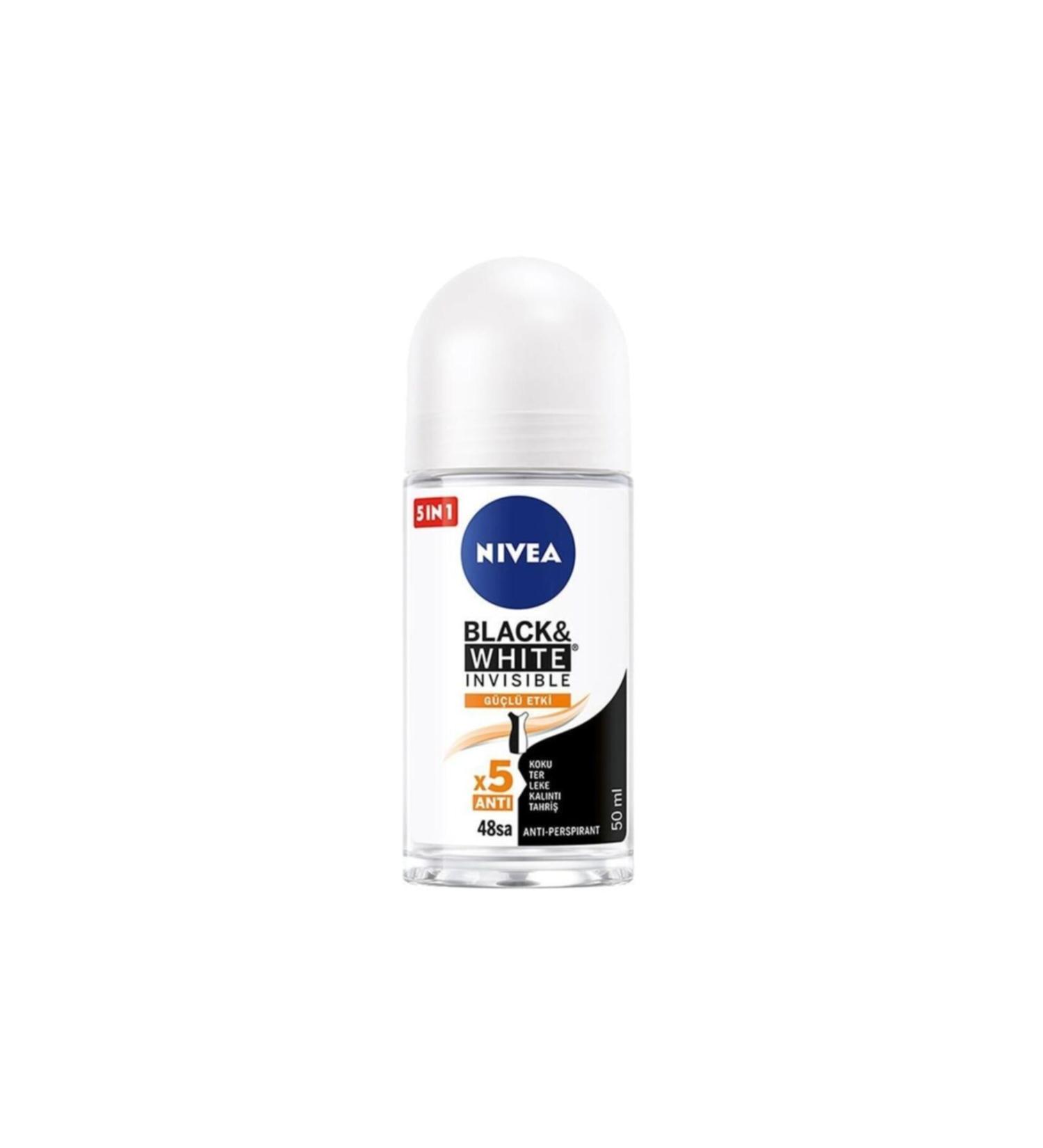 NIVEA Women Black & White Invisible Strong Effect Roll-on 50 Ml Women Roll-on