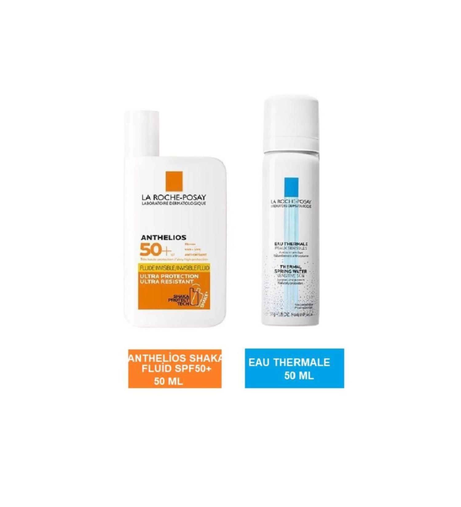 La Roche Posay Anthelios Shaka Fluid Spf 50 50ml Eau Thermale 50ml Sun Cream