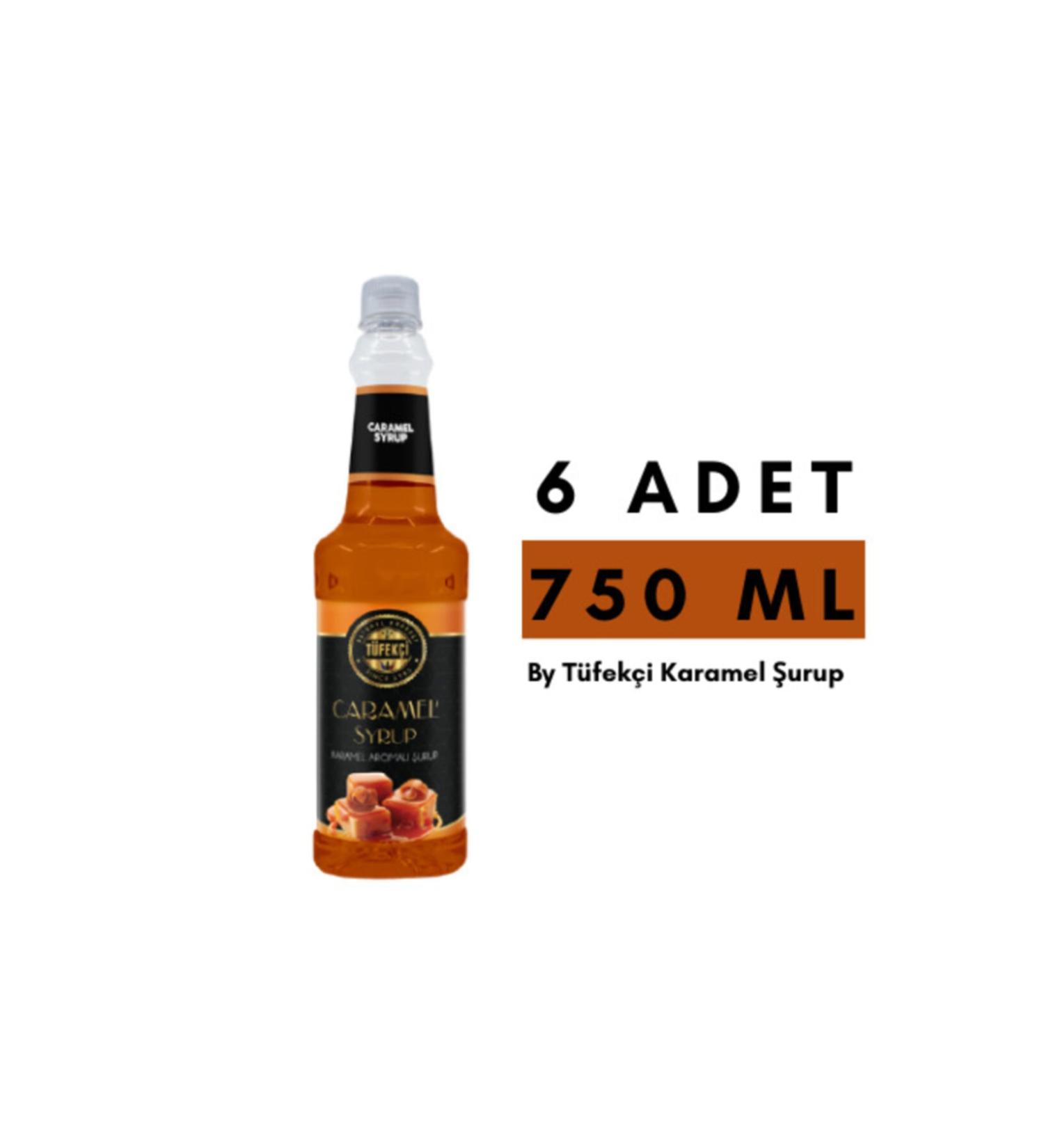 By T fek i Caramel Syrup - Advantageous Package-6x750ml