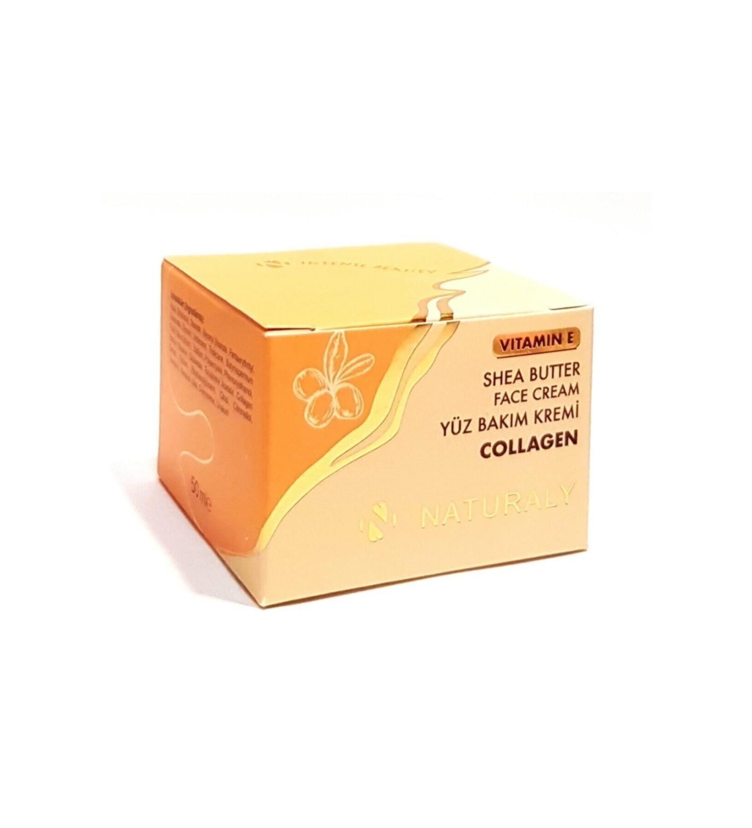 naturaly Shea Butter Collagen Vitamin E 50 ml Face Care Cream