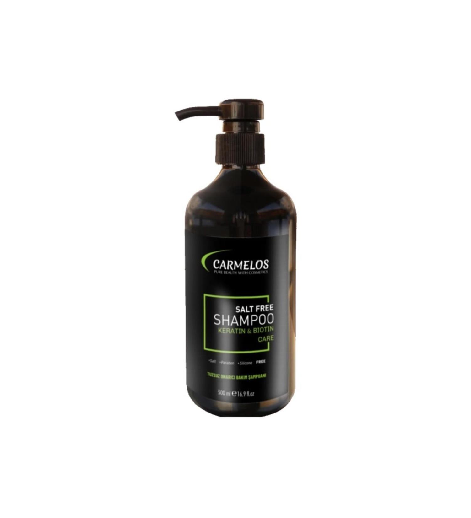 Carmelos Salt Free Shampoo Keratin&biotin Care
