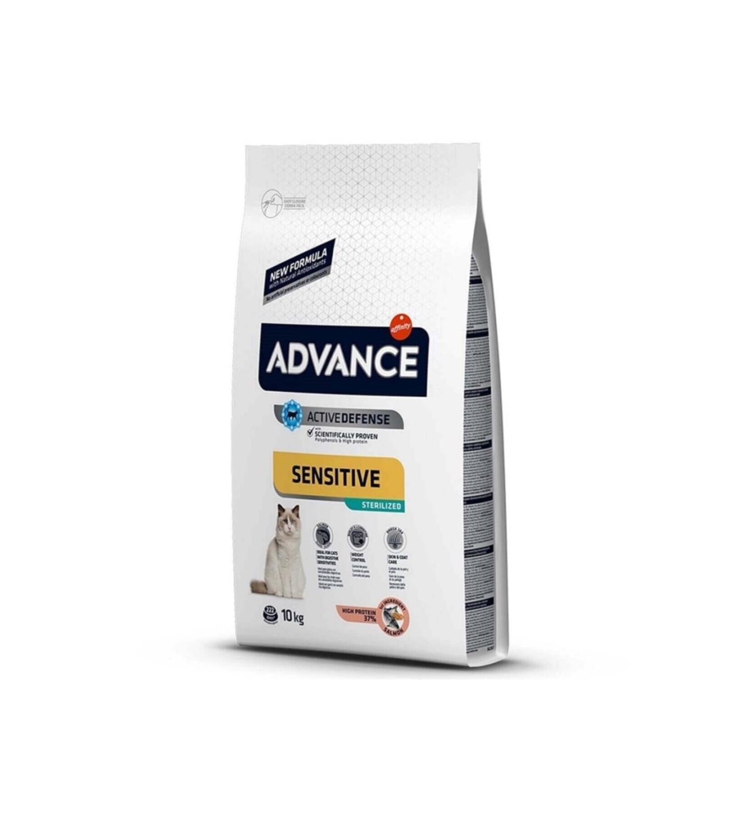 Advance Cat Sterilized Neutered Salmon Cat Food 10 Kg