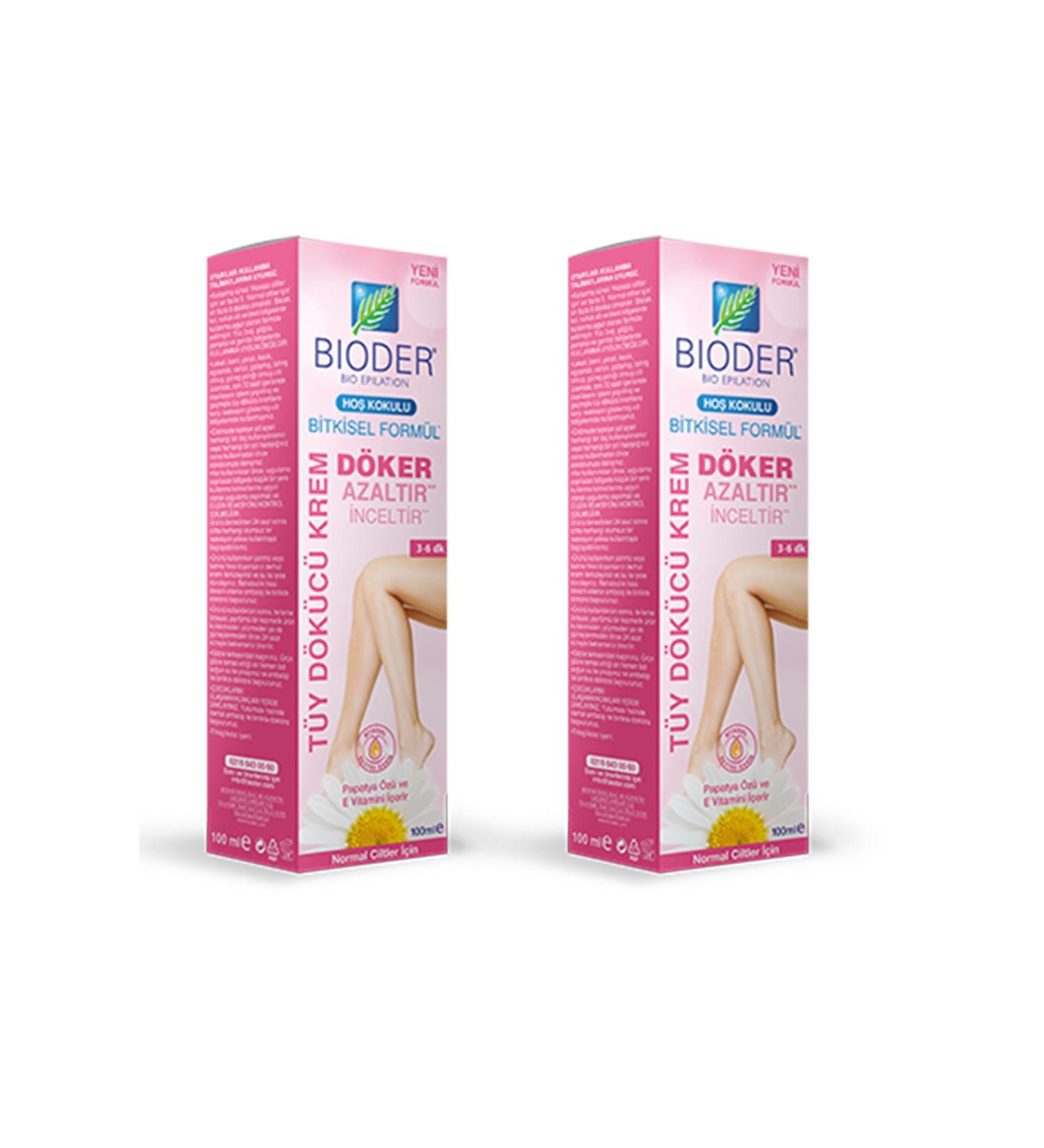 Bioder Hair Removal Cream Women X2 Pieces