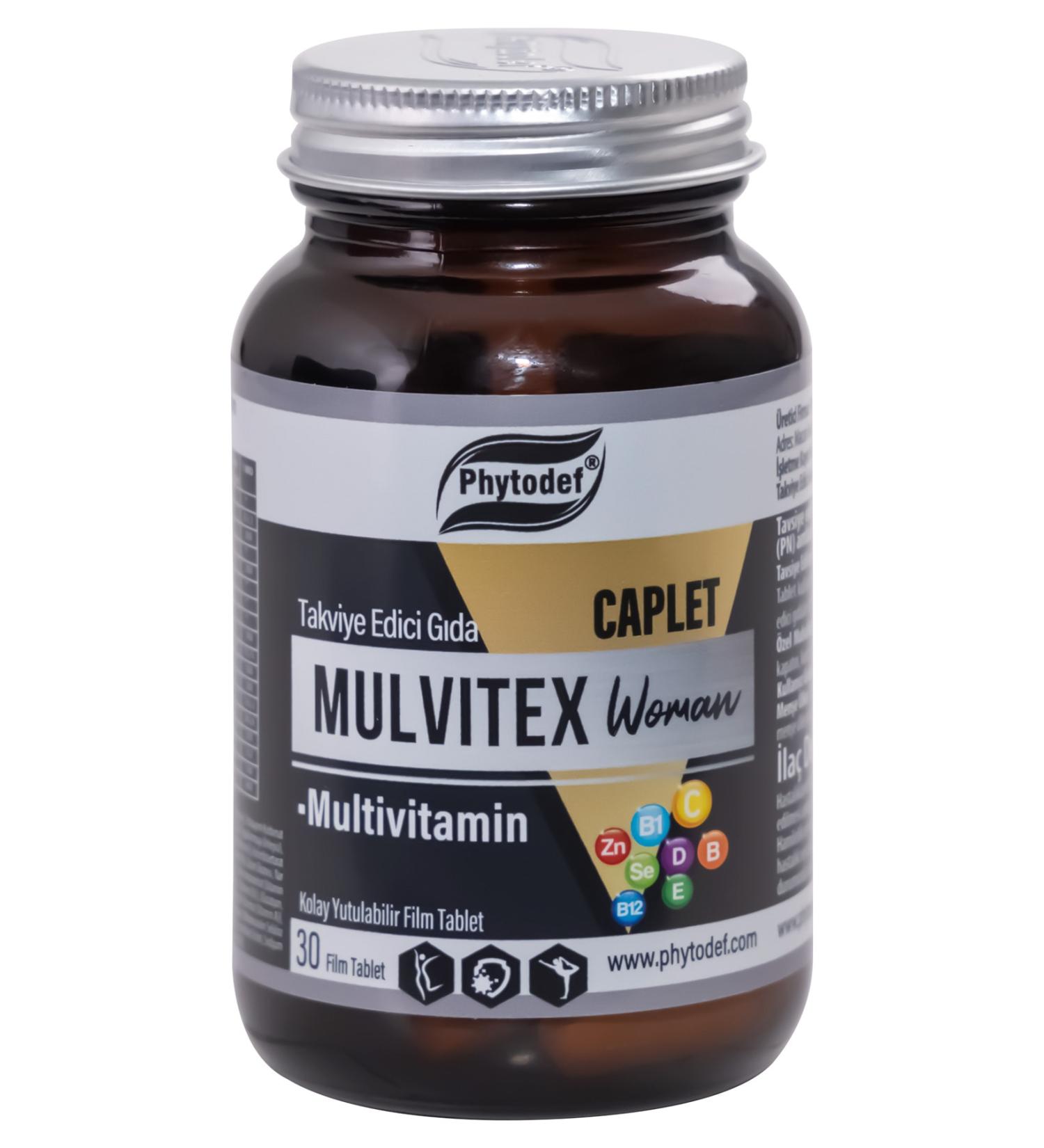 Phytodef Mulvitex Multivitamin Woman - 30 Tablets - Buy Online on GoSupps.com