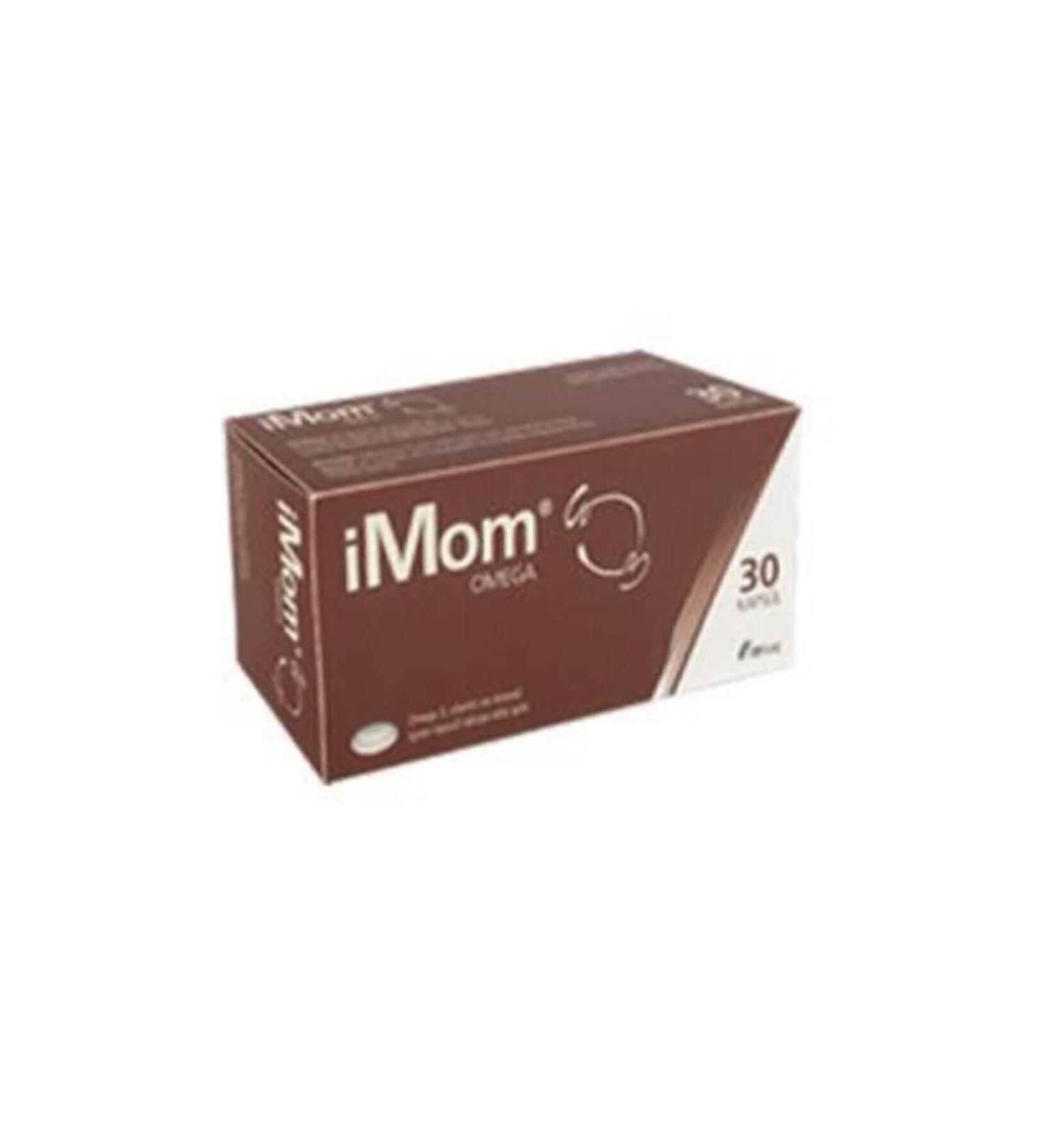 Imom Omega 30 Capsules Fish Oil - Buy Online on GoSupps.com